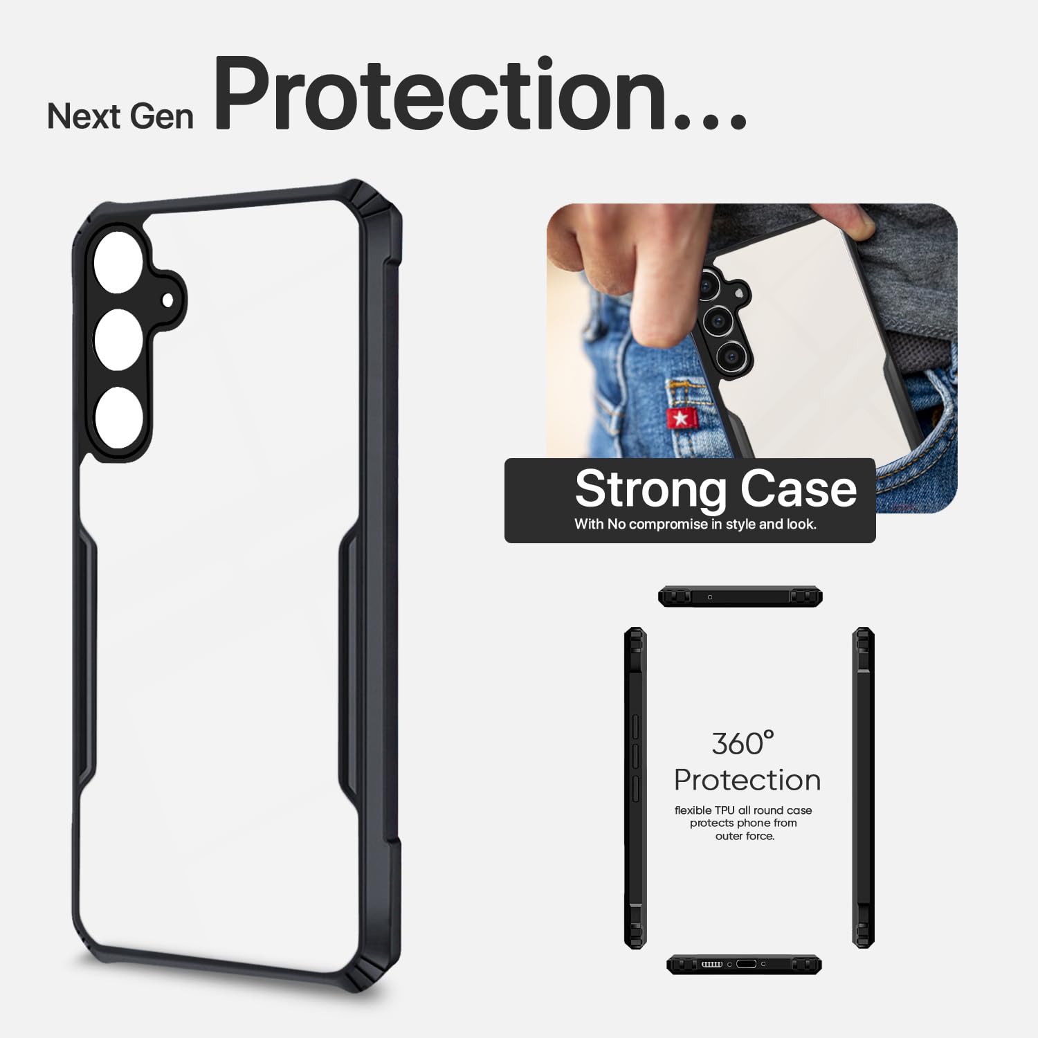 Pikkme Samsung S23 FE 5G Eagle black phone cover – photo 7