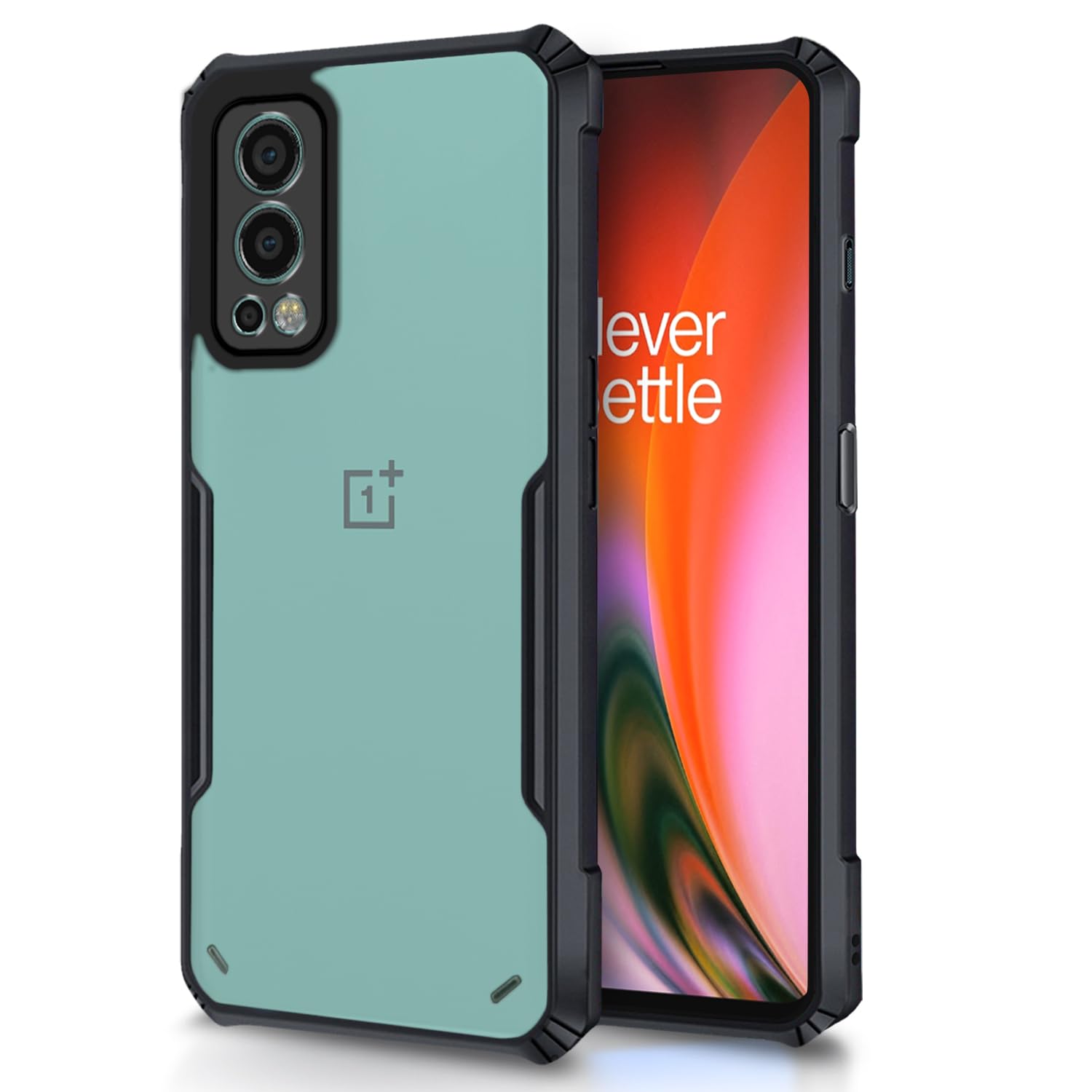 OnePlus Nord 2 5G Eagle phone cover in black by Pikkme