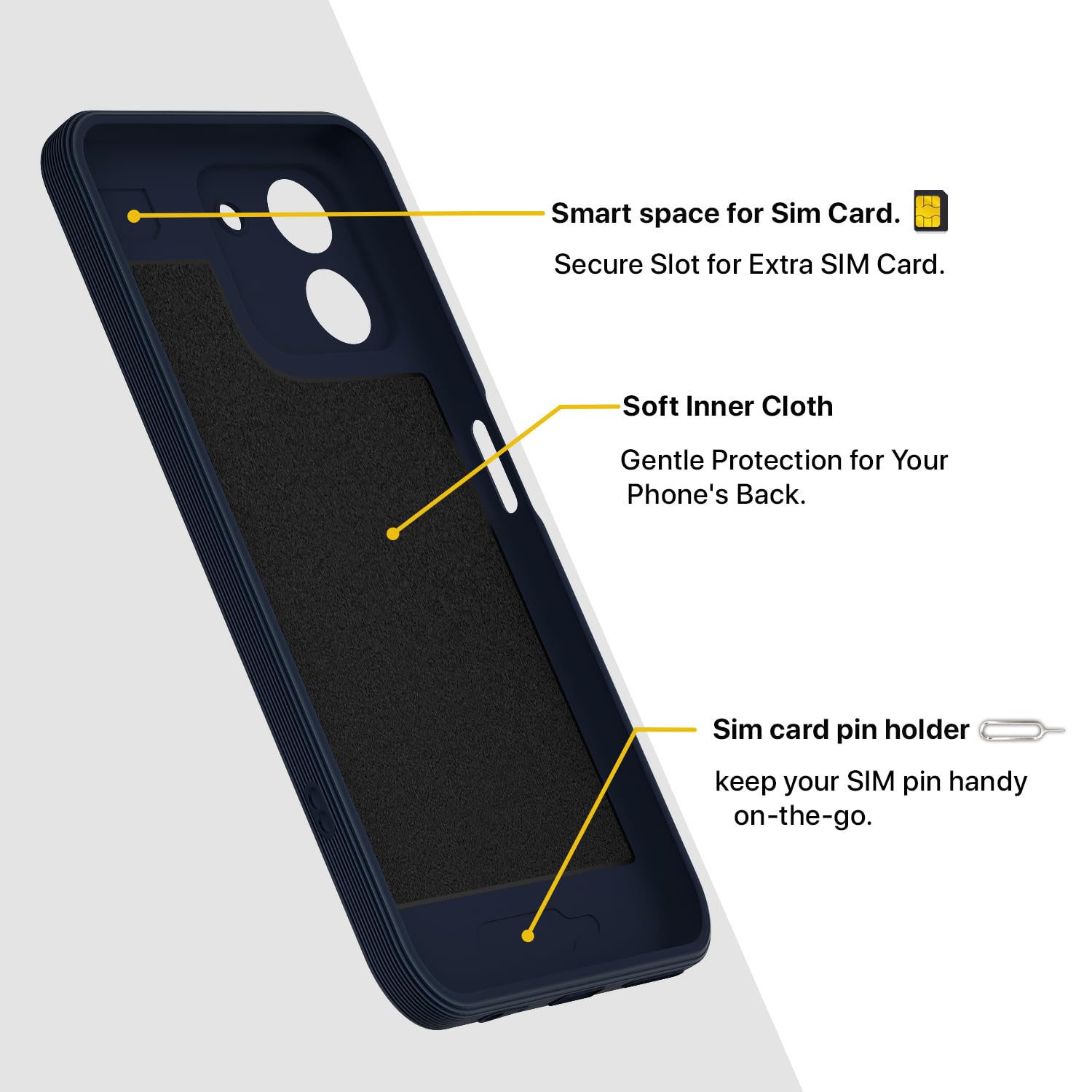 Pikkme blue mobile back cover for Ai+ Pulse 2 – photo 6