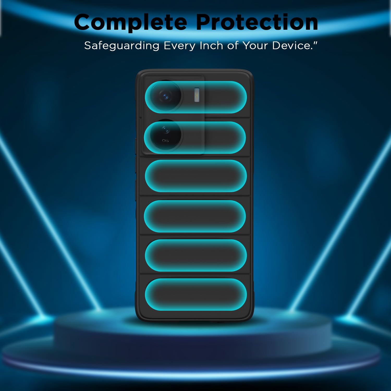 Black mobile back cover for iQOO Z7/Z7s 5G – Pikkme – photo 2