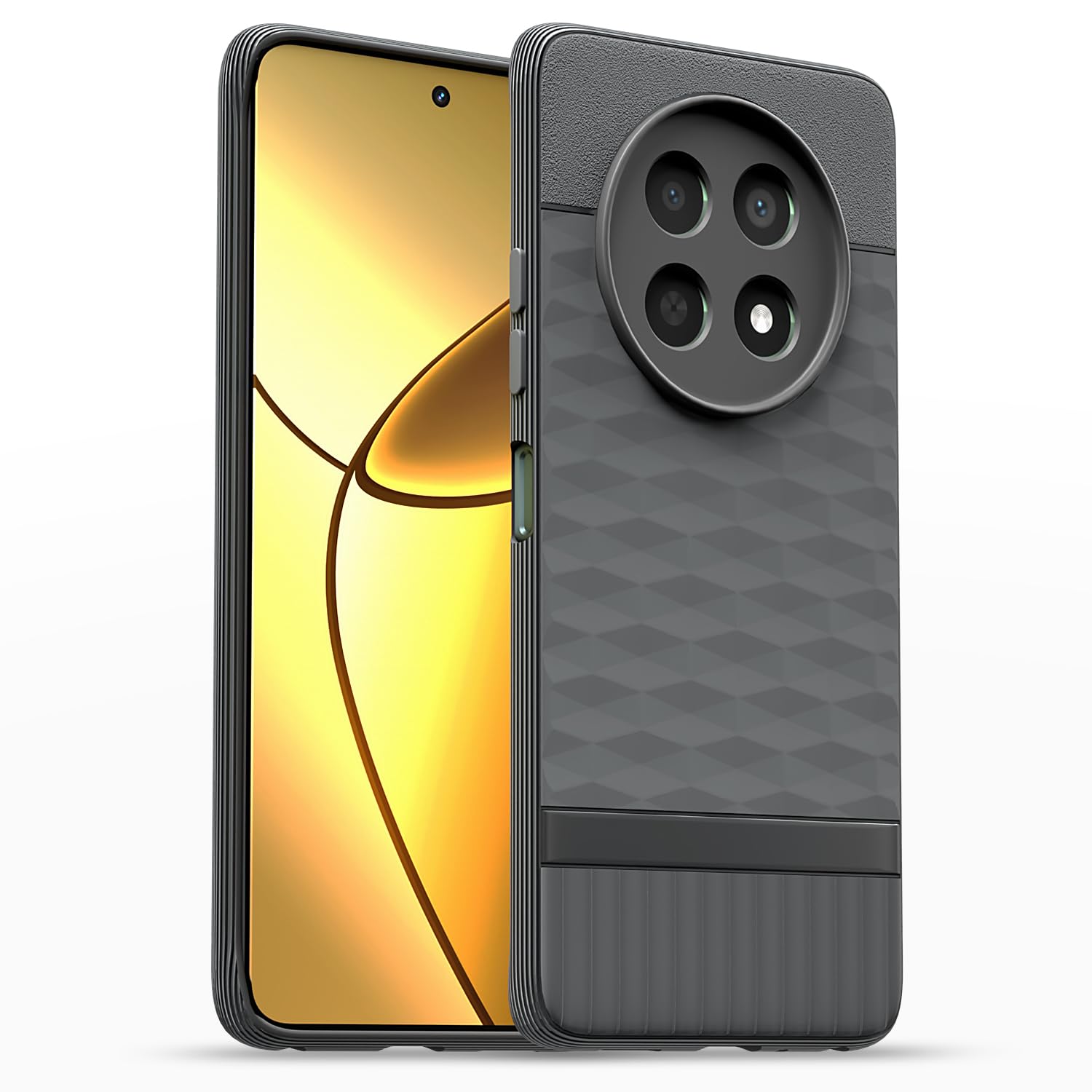 Realme Narzo 70x 5G / N65 / Realme 13/12 / 12X 5G / C65 Gencase Back Cover - Grey