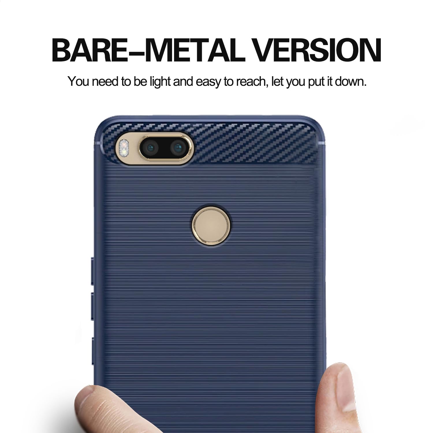 Blue Hybrid phone cover for Mi A1 – Pikkme – photo 7