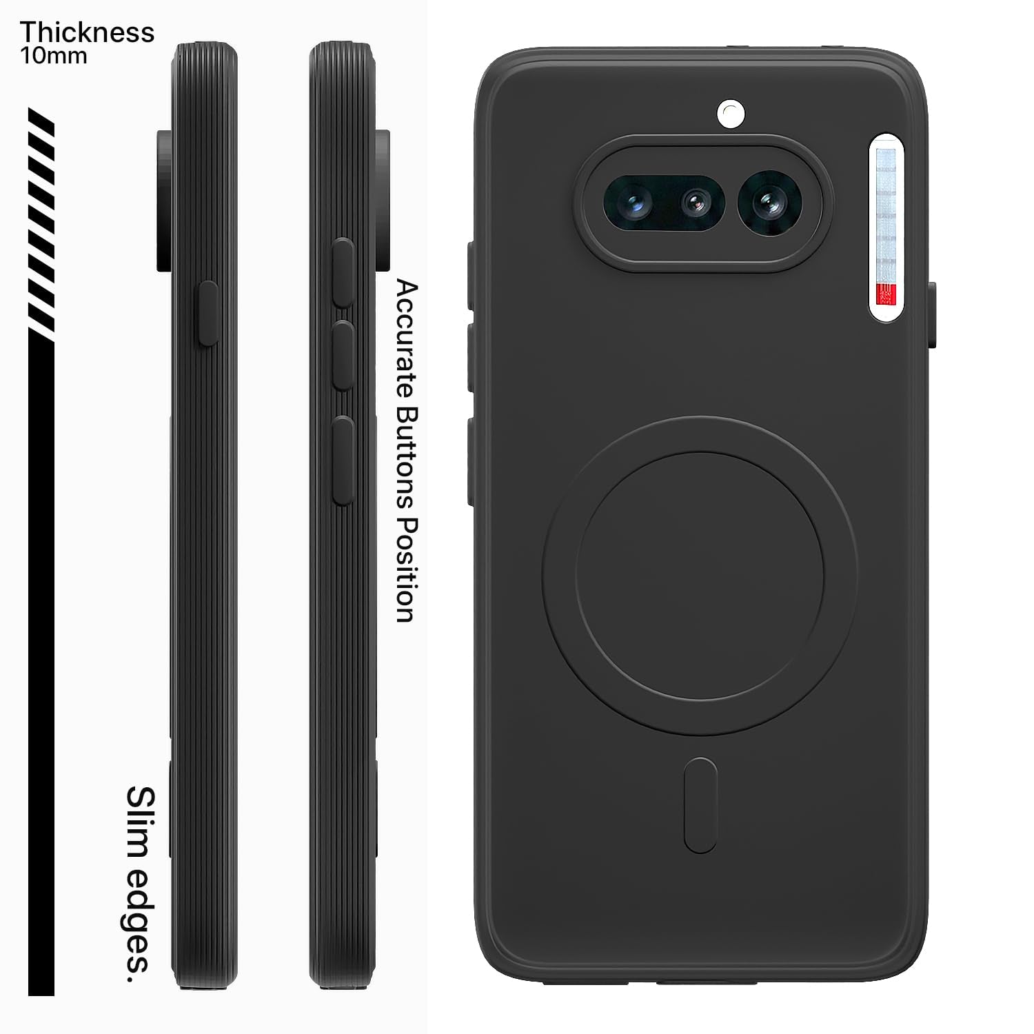 Pikkme Nothing Phone 4a 5G MagSafe black phone cover – photo 3