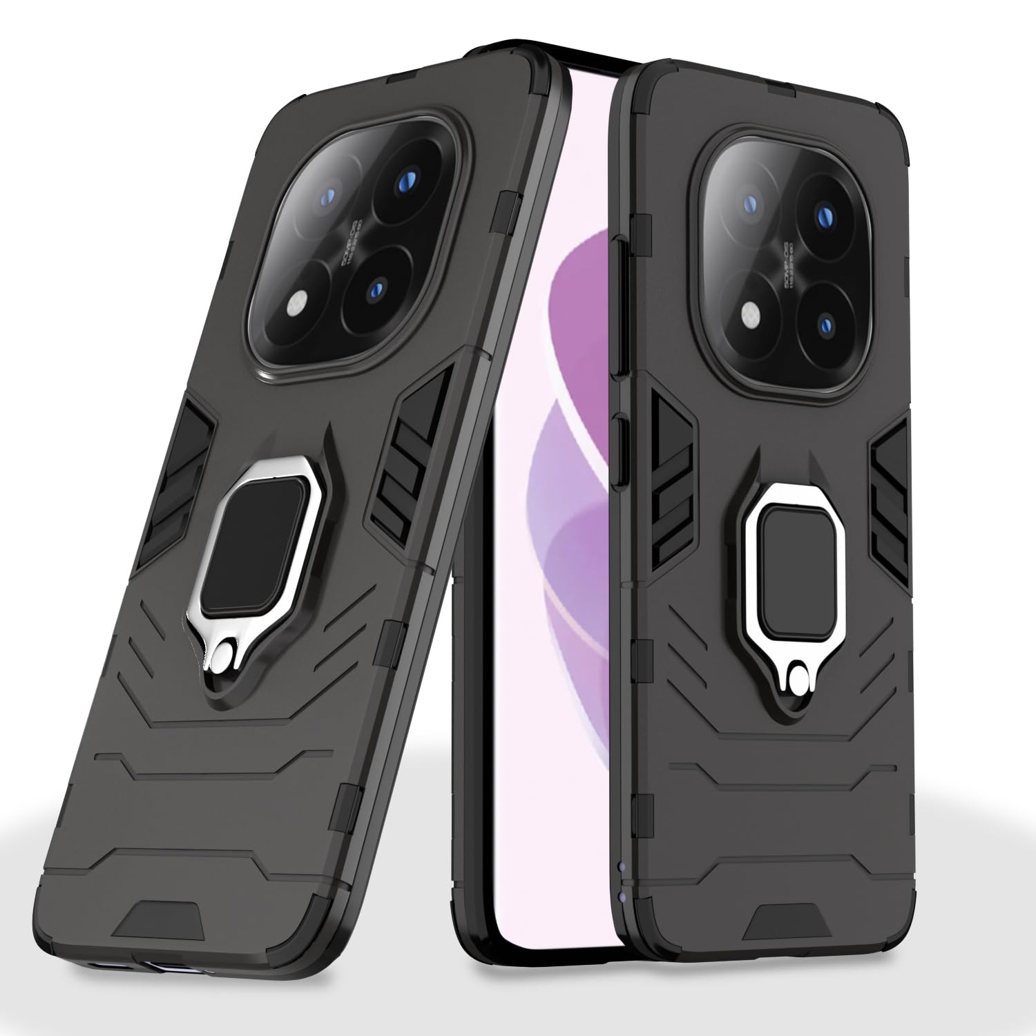 Pikkme Redmi Note 14 Pro Plus 5G D5 Tough Armor black phone cover