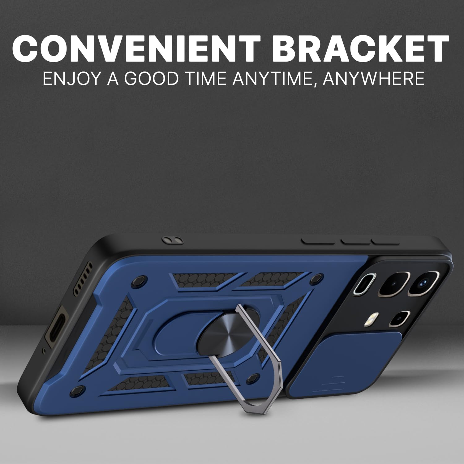 Pikkme blue mobile back cover for Infinix Note 50x 5G/360 – photo 3