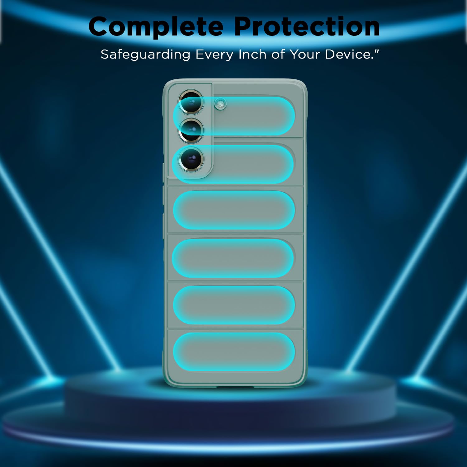 Samsung S21 FE 5G mobile back cover in green by Pikkme – photo 6