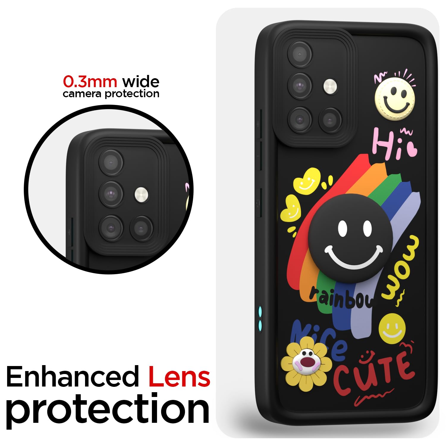 Pikkme black Soft Silicone mobile cover for Samsung A51 – photo 5