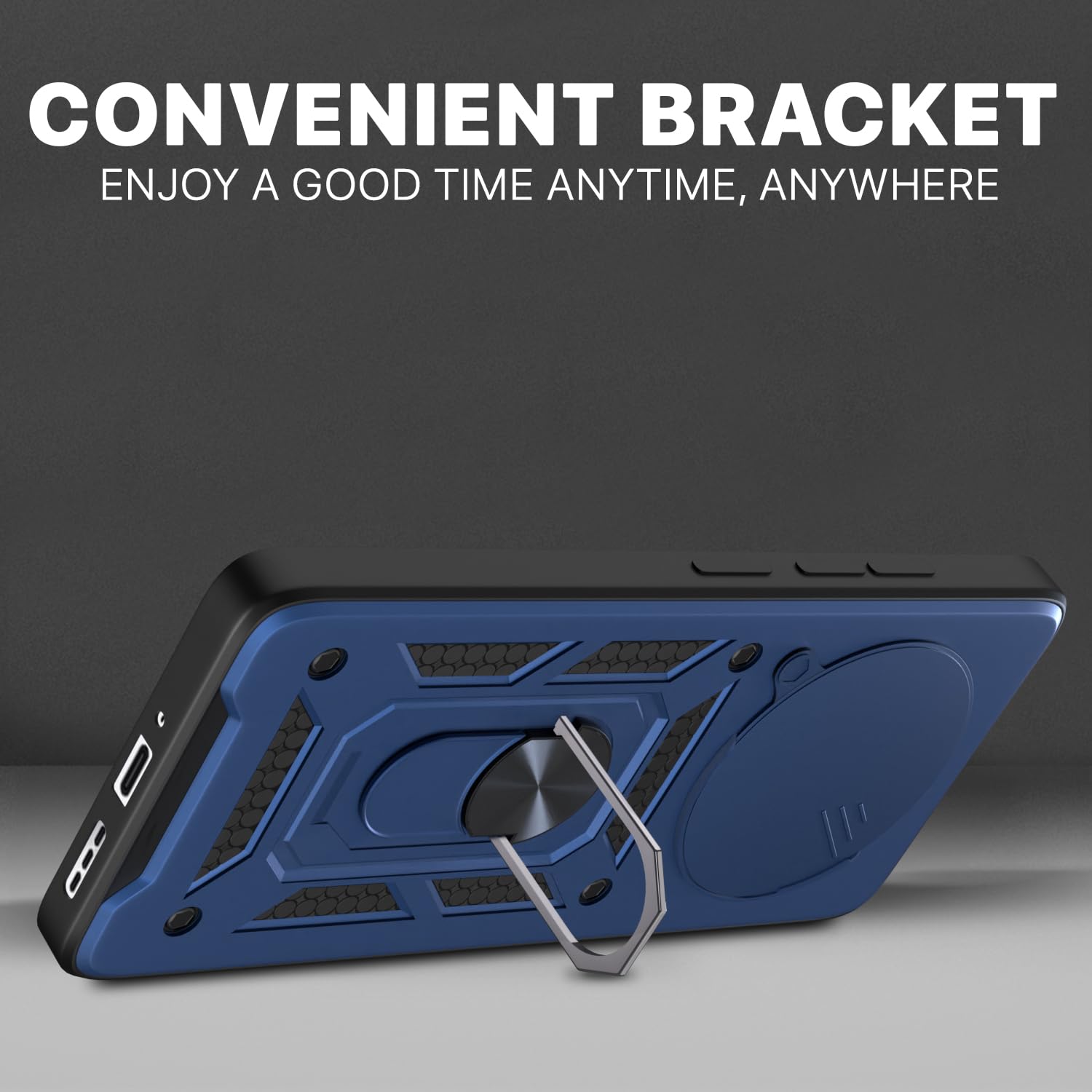 Pikkme Oppo F29 5G D10 Tough Armor Back Cover (Blue)
