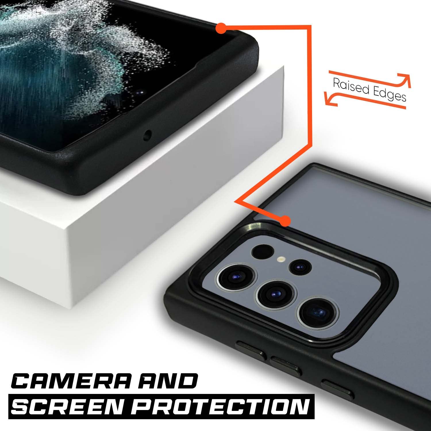 Pikkme Samsung Galaxy S23 Ultra 5G Clear Magsafe Back Cover (Transparent)