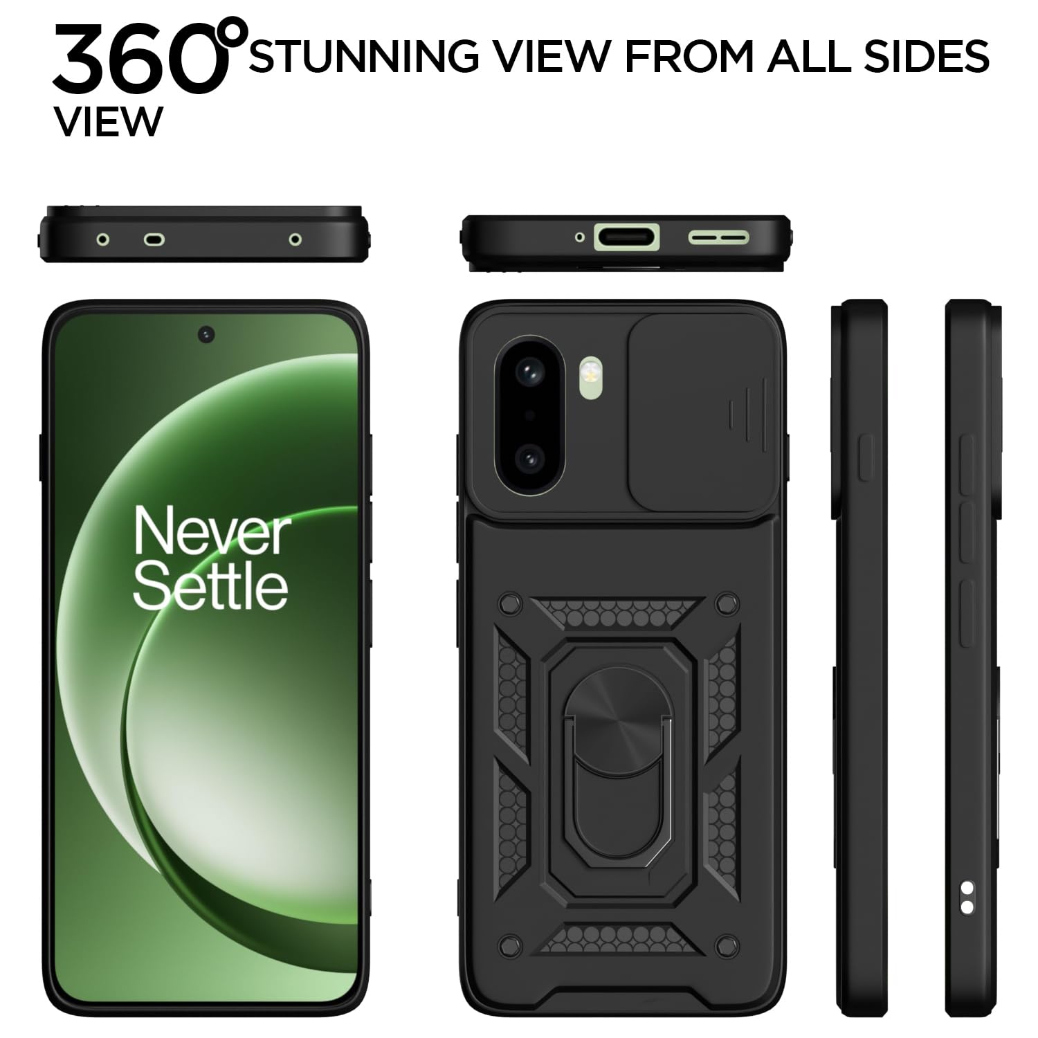 OnePlus 15R 5G/360 D10 Camera Shield phone cover in black by Pikkme – photo 5
