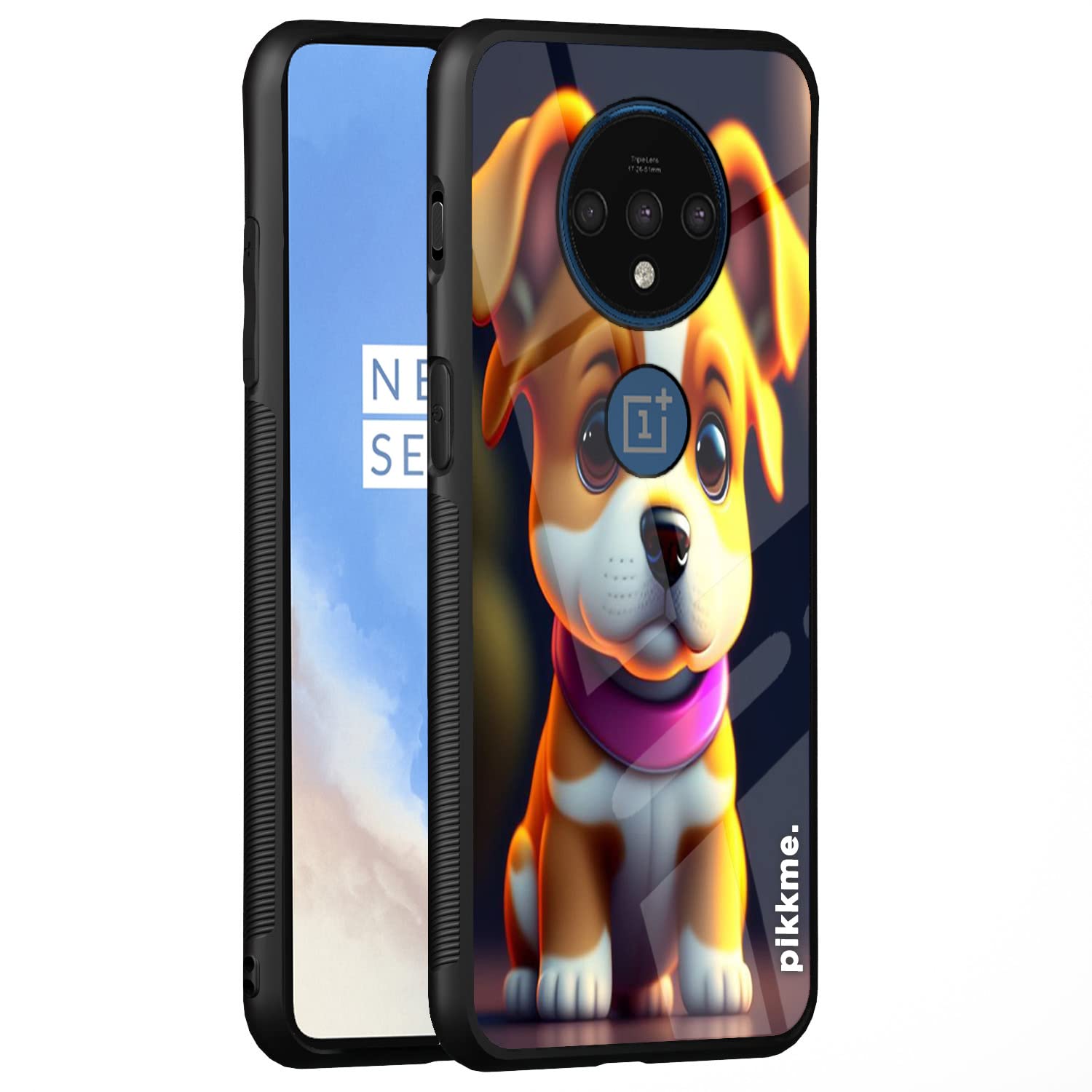 Pikkme OnePlus 7T Dog mobile cover