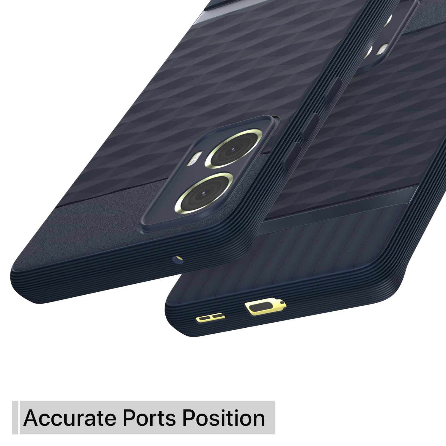 Pikkme Motorola Moto G85 5G Gencase Back Cover (Blue)
