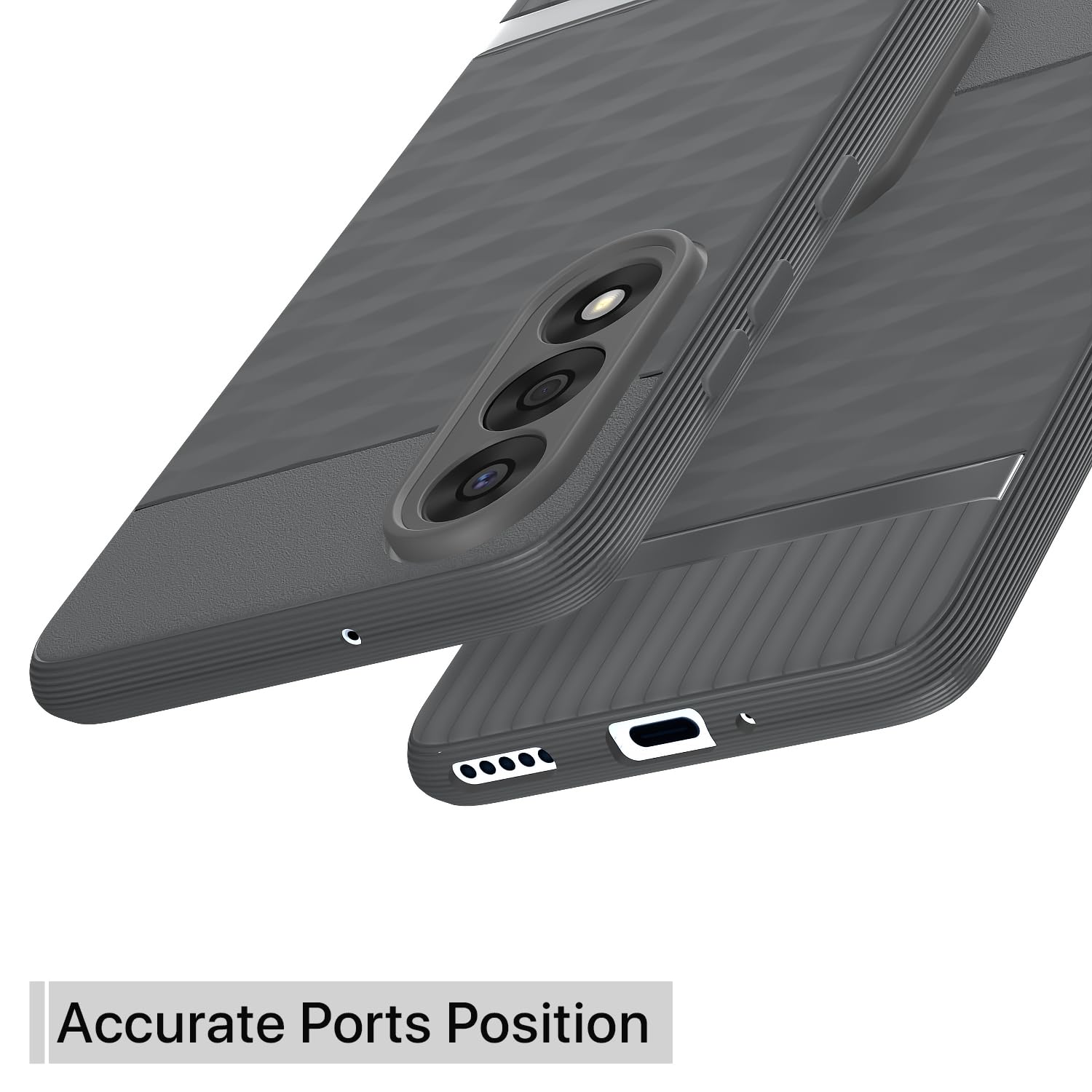 OnePlus Nord 5 5G Silicone phone cover in grey by Pikkme – photo 4