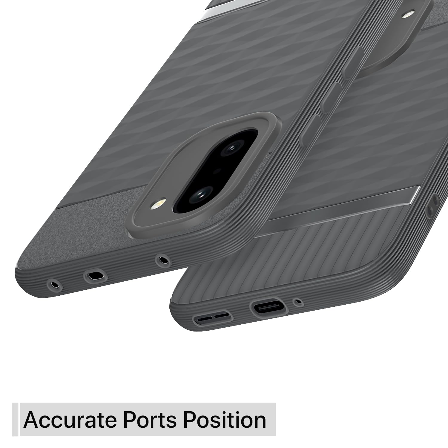 Grey Silicone mobile back cover for OnePlus 15R 5G – Pikkme – photo 4