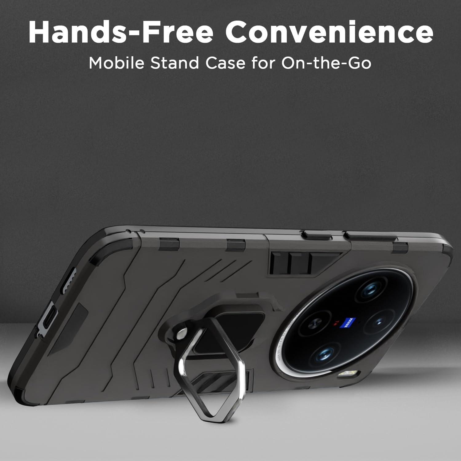 Vivo X100 Pro 5G back cover in black by Pikkme – photo 6