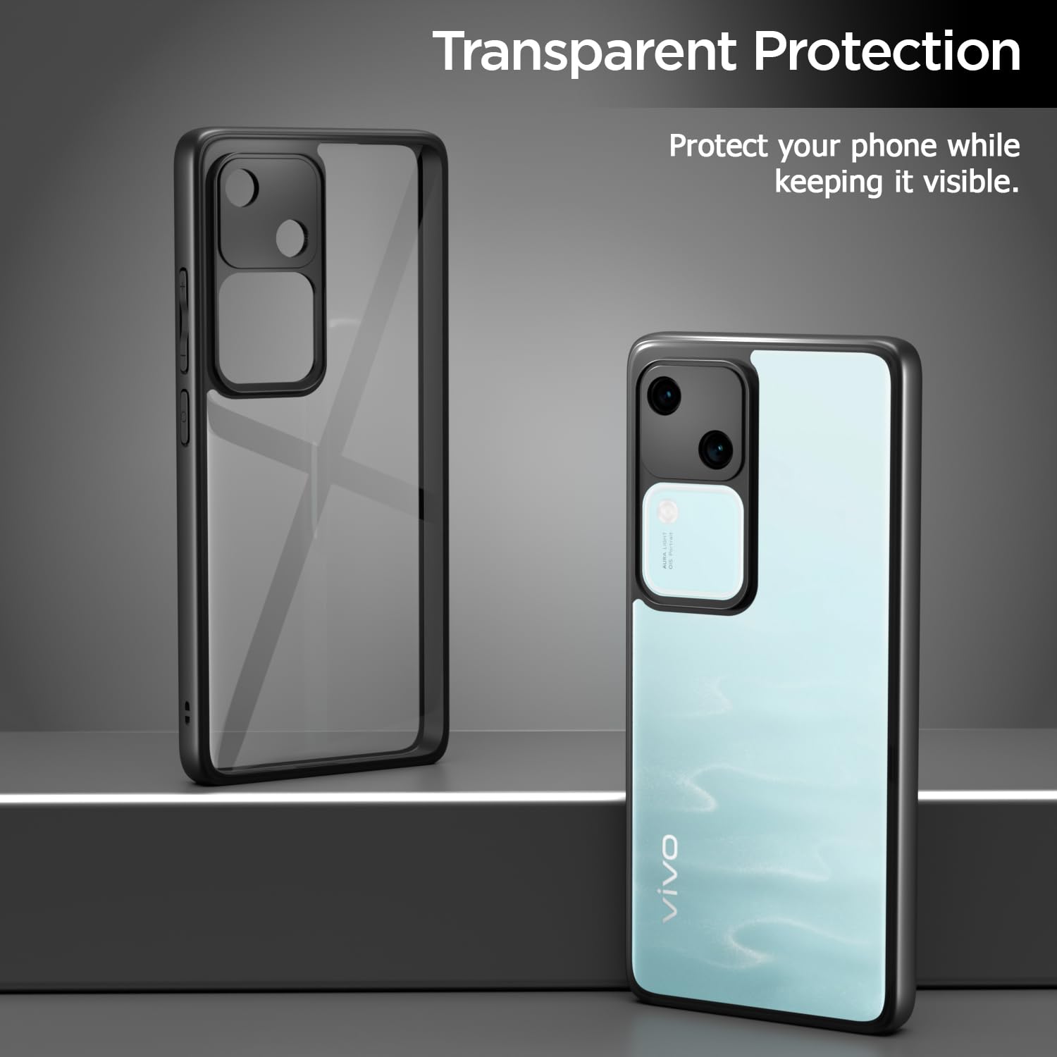 Black mobile cover for Vivo V30/V30 Pro 5G – Pikkme – photo 2