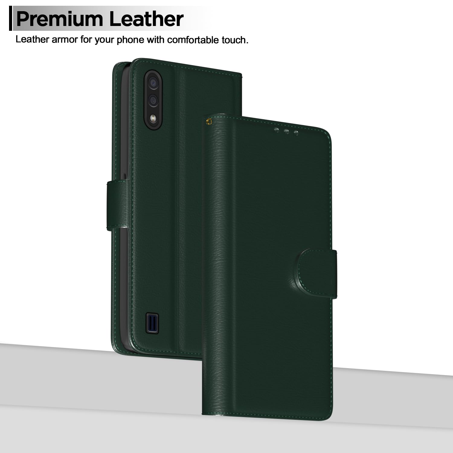 Green flip cover for Samsung M01 – Pikkme – photo 2