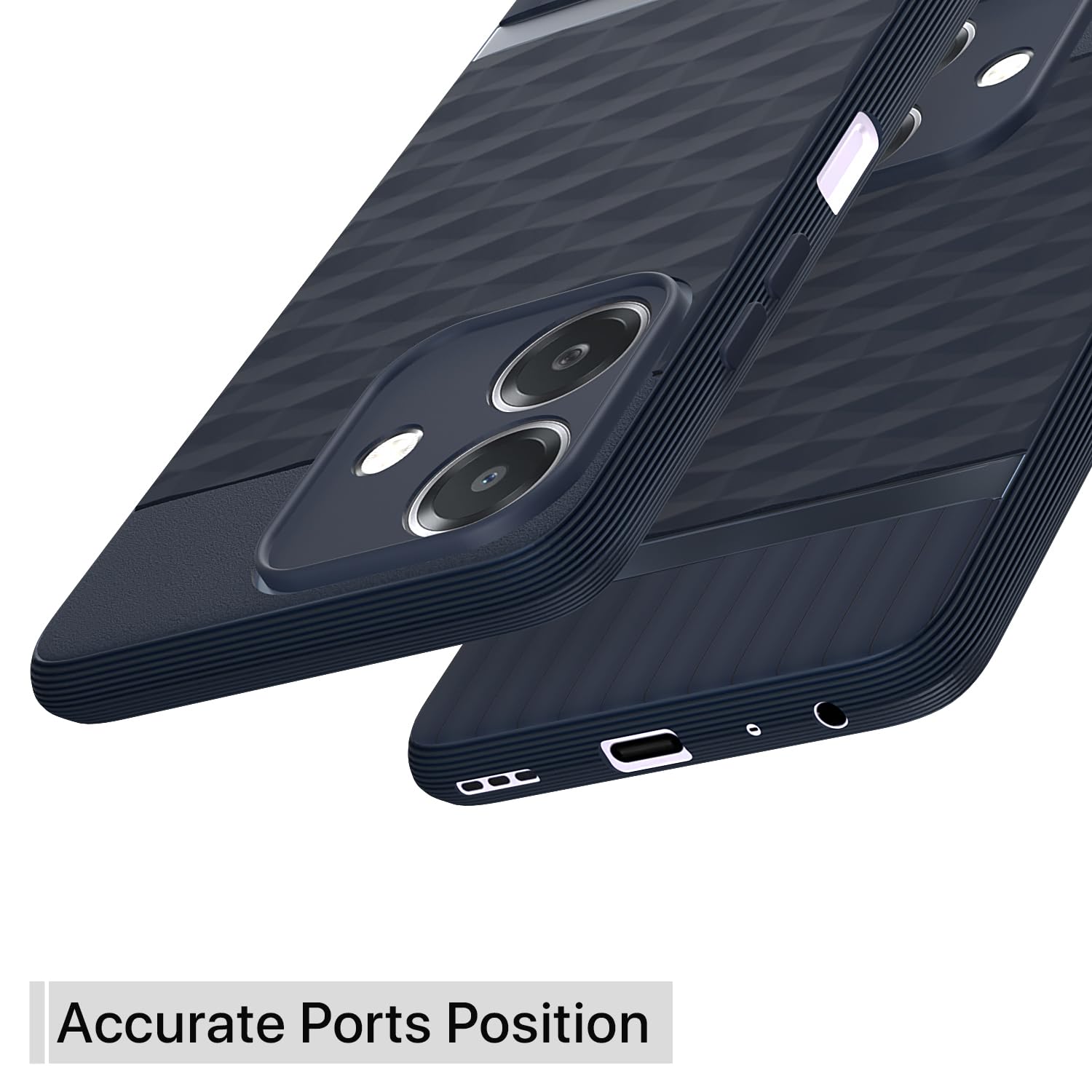 Pikkme Oppo A3x 5G / A3x 4G / A3 5G Gencase Back Cover (Blue)