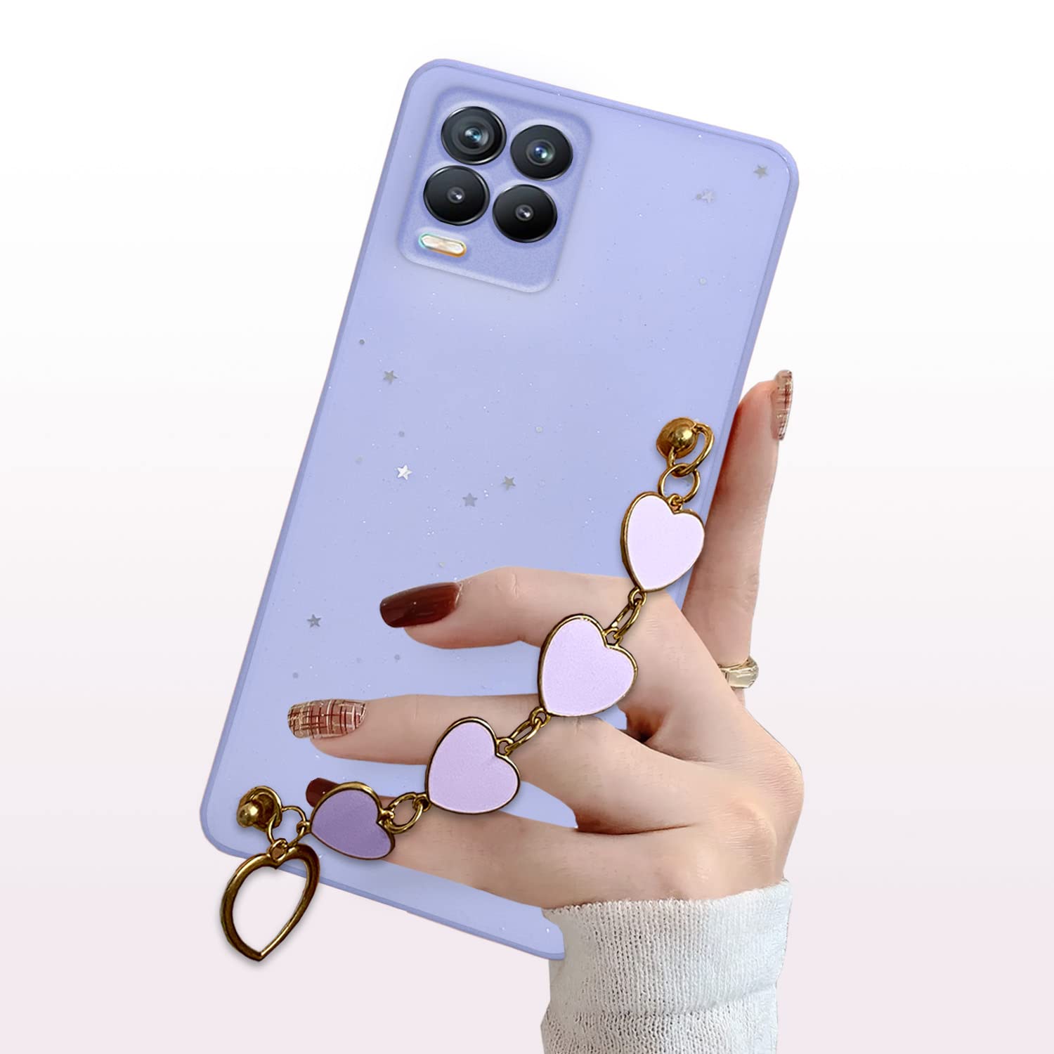 Realme 8 4G/8 Pro mobile back cover in purple by Pikkme – photo 3