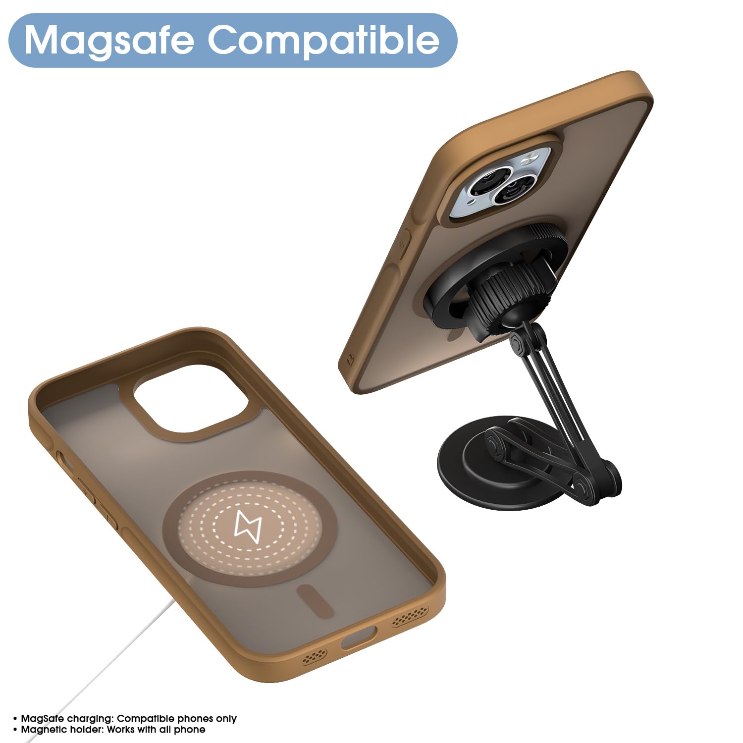 Pikkme iPhone 15 MagSafe brown mobile back cover – photo 7