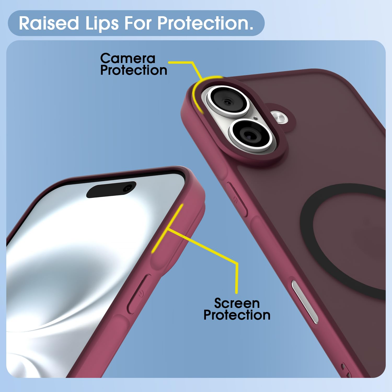 Cherry MagSafe mobile back cover for iPhone 17 – Pikkme – photo 4