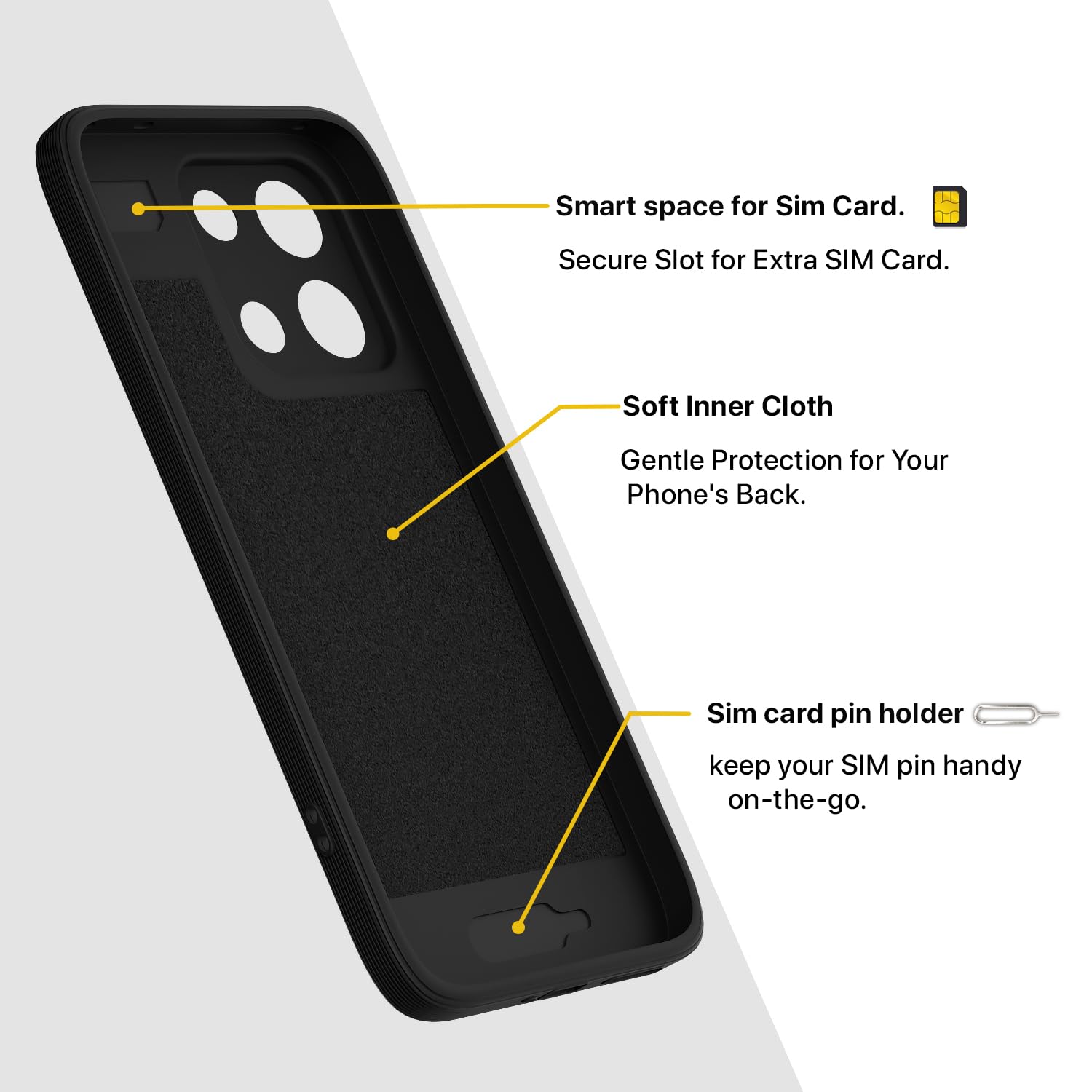 Black mobile back cover for OnePlus Nord 6 5G – Pikkme – photo 6