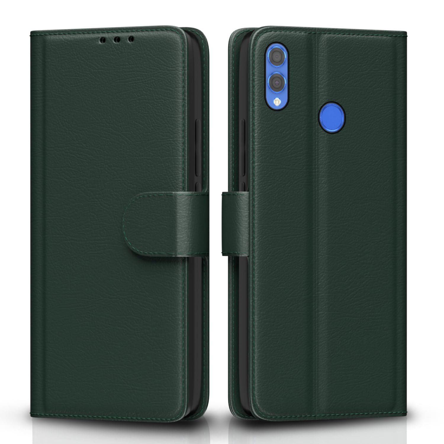 Green wallet flip cover for Honor 8X – Pikkme