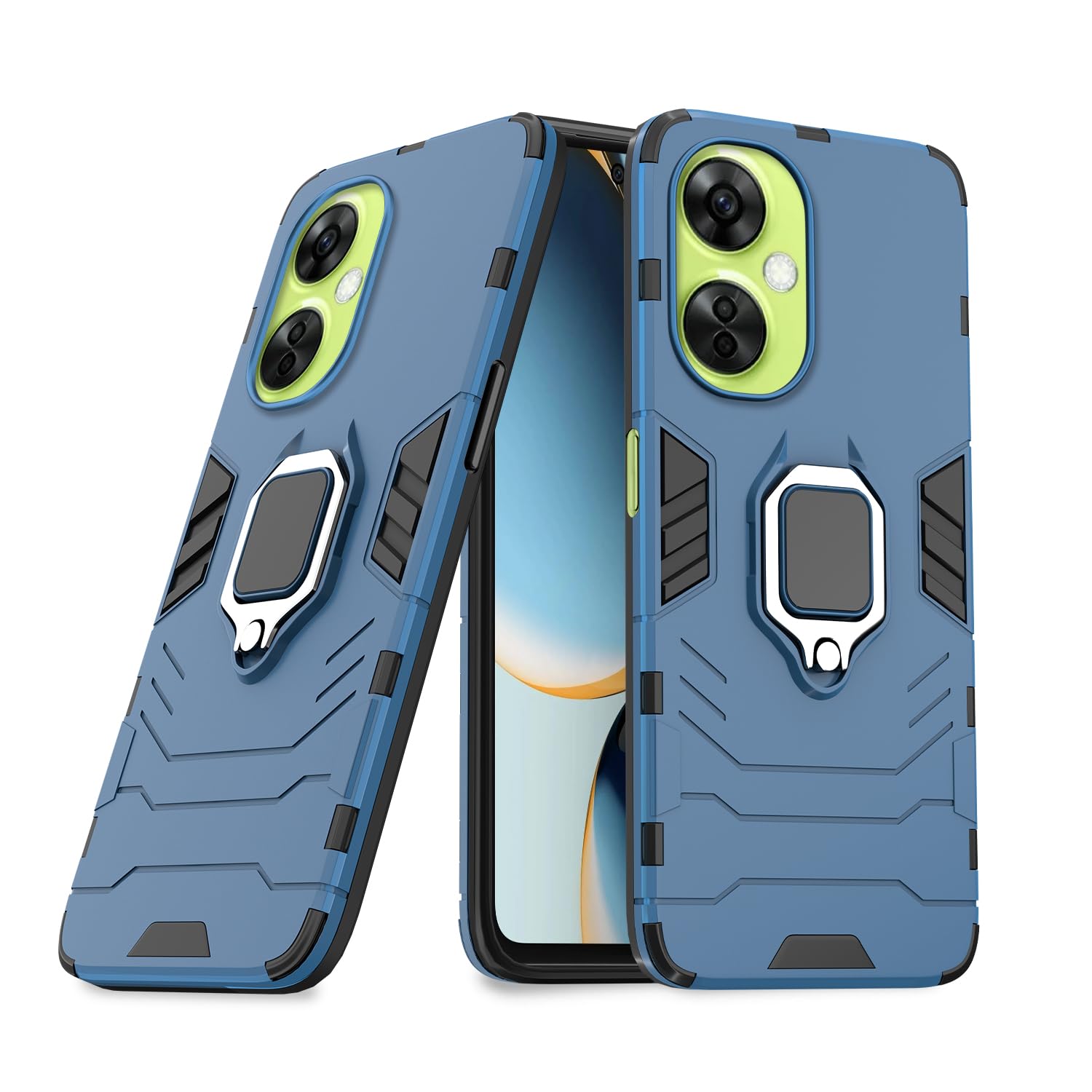 OnePlus Nord CE 3 Lite 5G D5 Tough Armor Back Cover - Blue