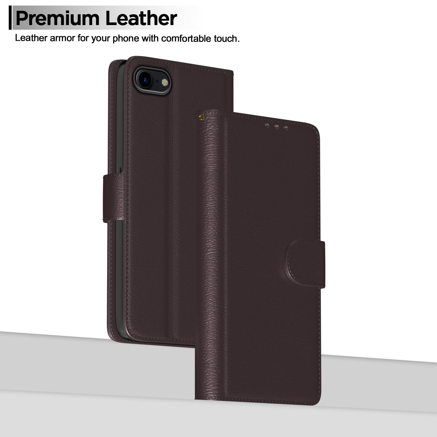 Pikkme iPhone 7/8 coffee flip cover – photo 2
