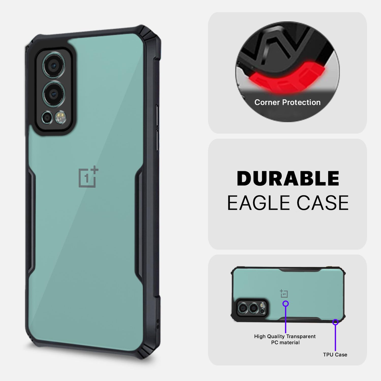 Pikkme OnePlus Nord 2 5G black phone cover – photo 5