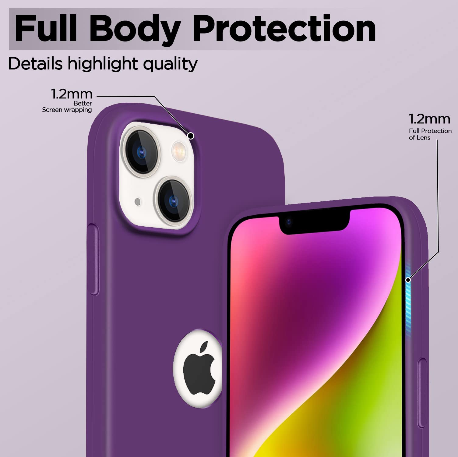 iPhone 14 Plus phone cover in grape by Pikkme – photo 5