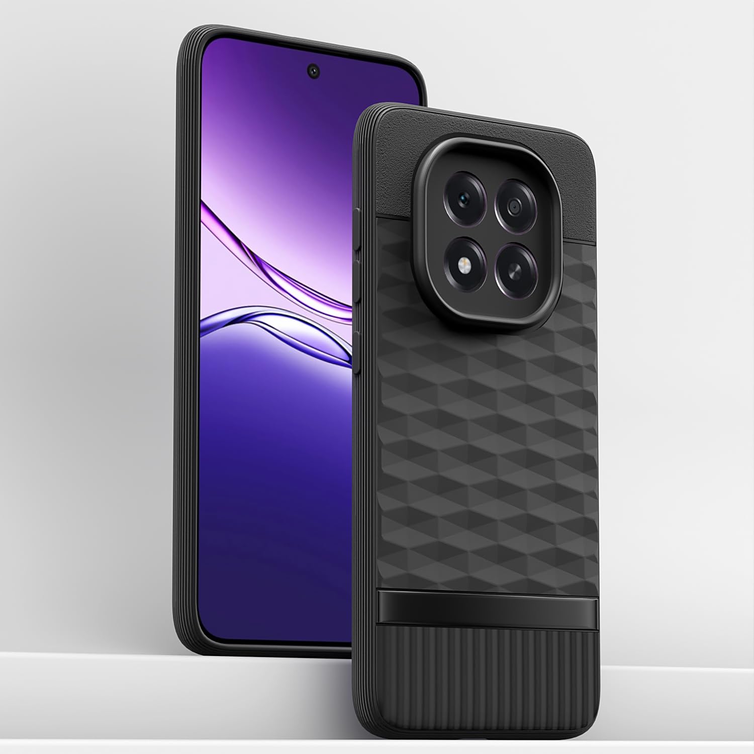 Oppo F29 5G Silicone phone cover in black by Pikkme – photo 2