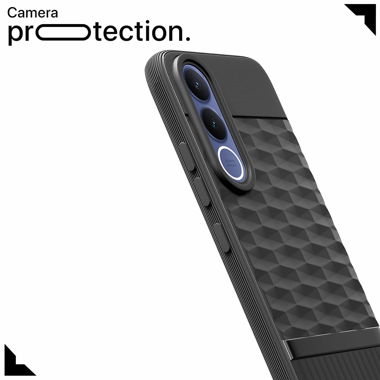 Black phone cover for Vivo V70 FE 5G – Pikkme – photo 5