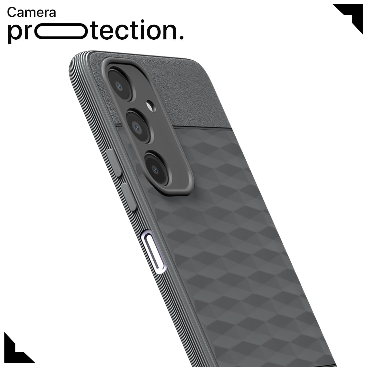 Pikkme Samsung Galaxy A14 5G Gencase Back Cover (Grey)