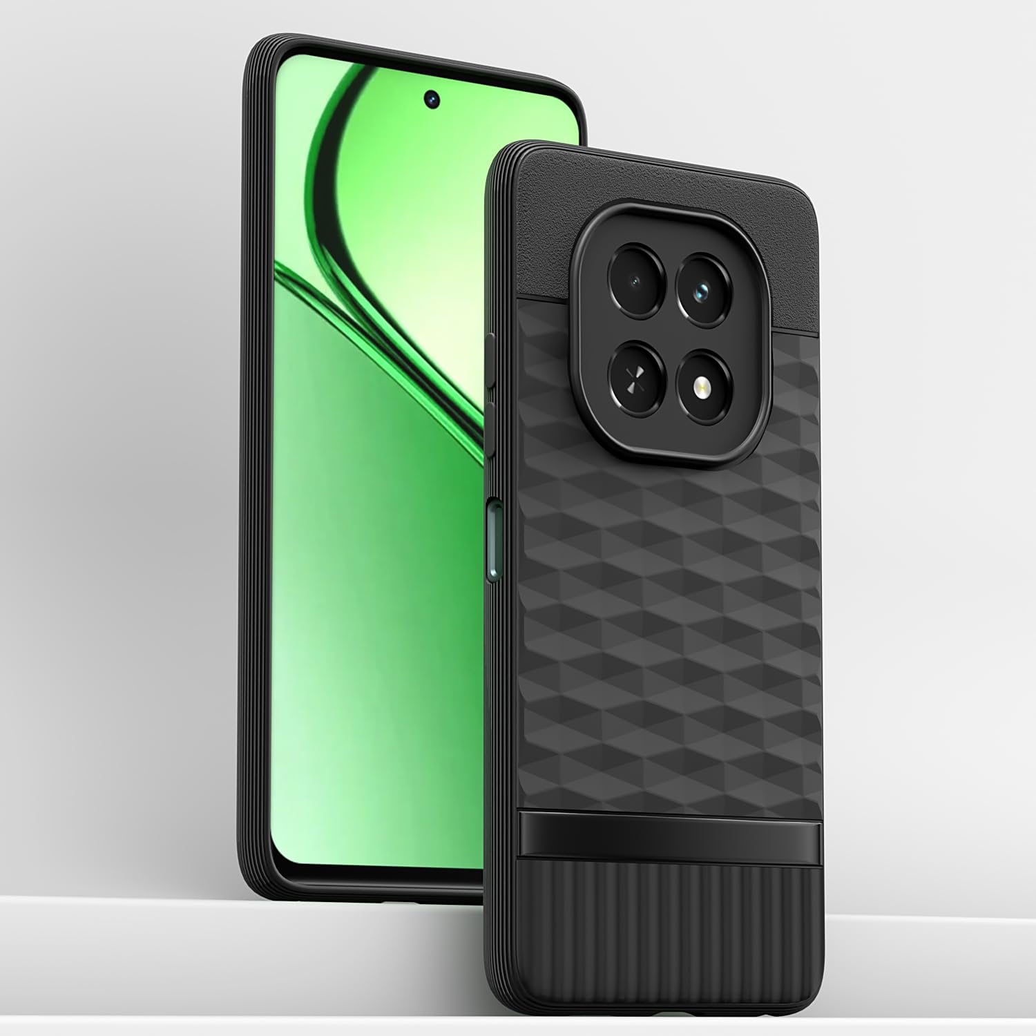 Pikkme Realme C63 5G Gencase Back Cover (Black)
