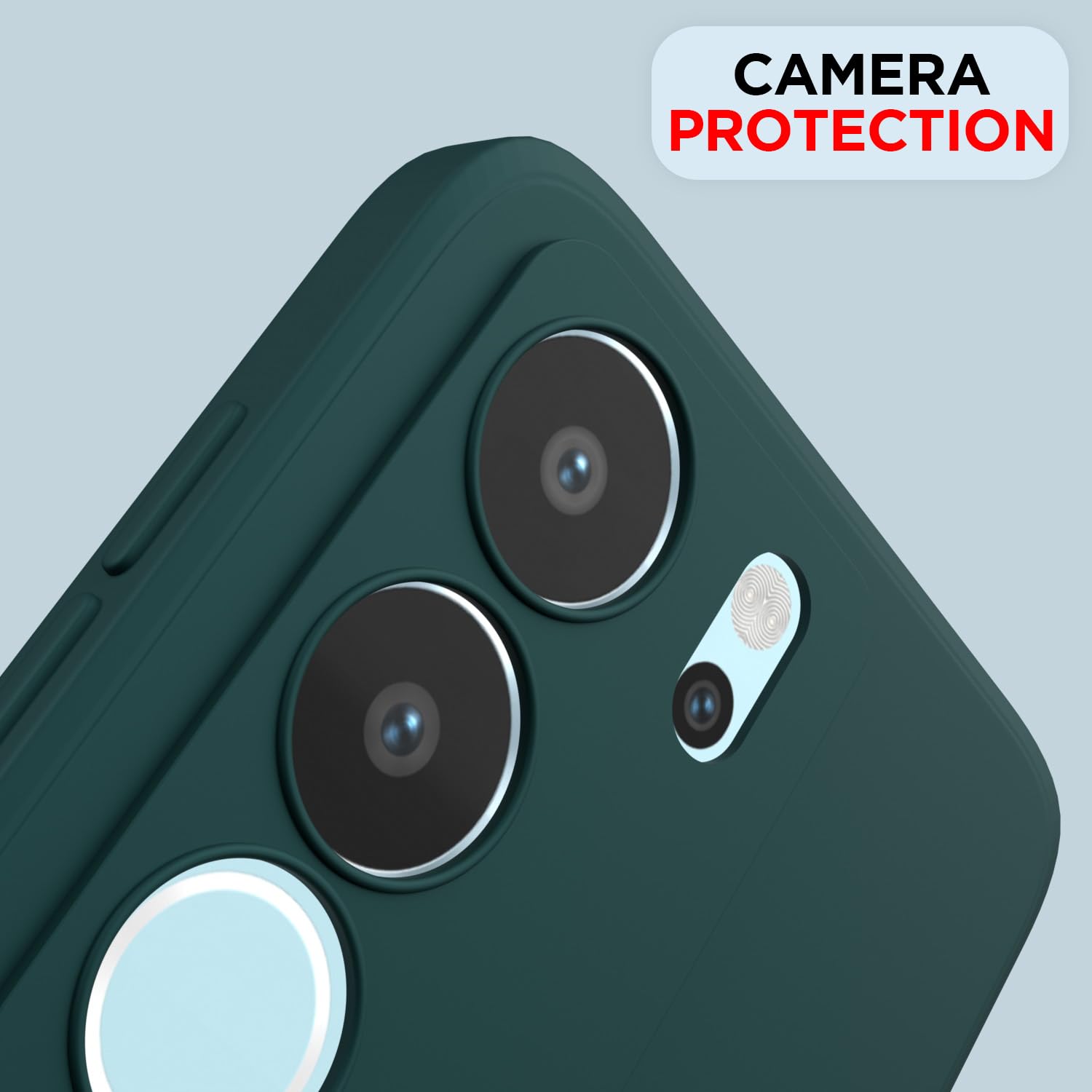 Pikkme Vivo Y29 5G/Y19s green mobile back cover – photo 5