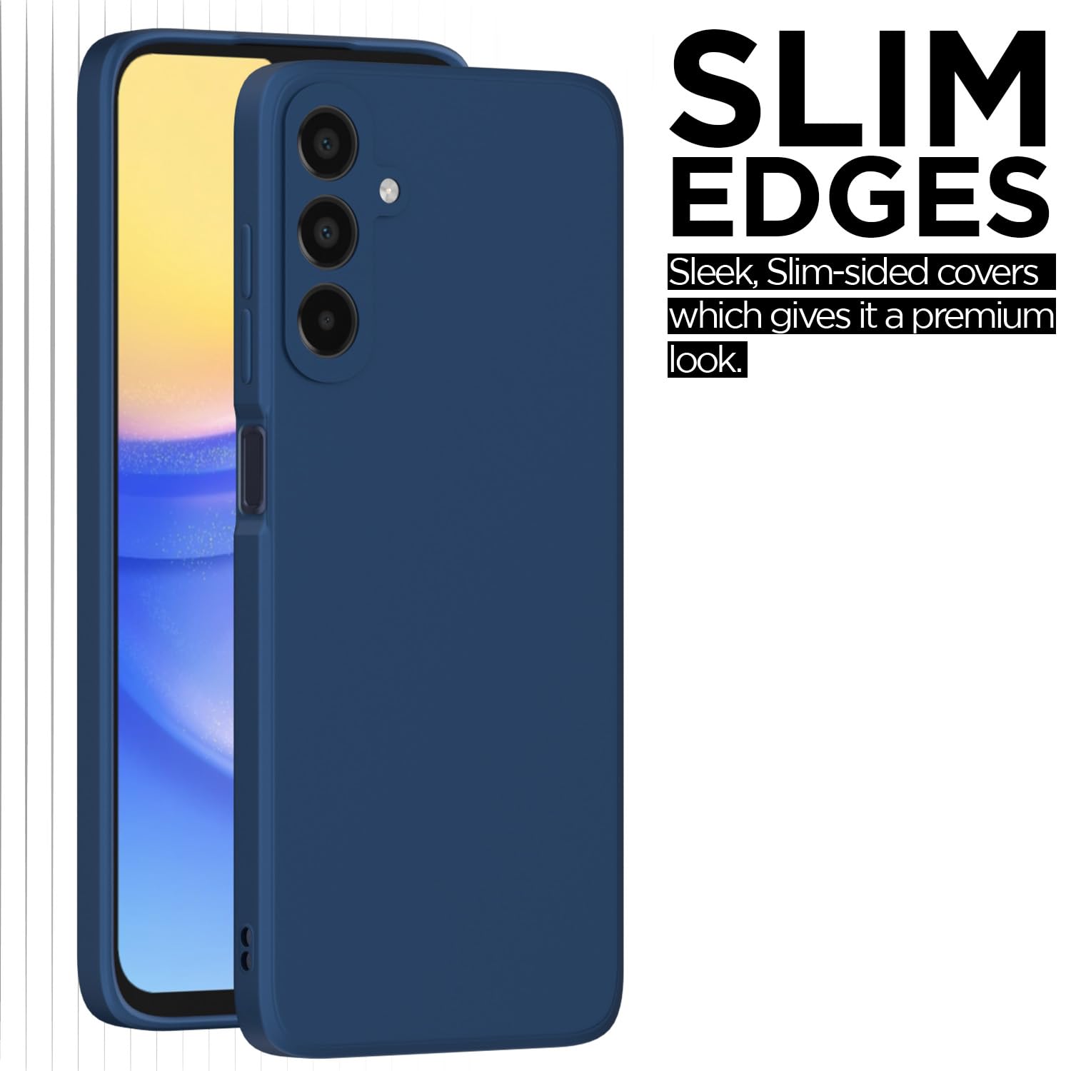 Pikkme Samsung Galaxy A15 5G Liquid Silicone Back Cover | Blue
