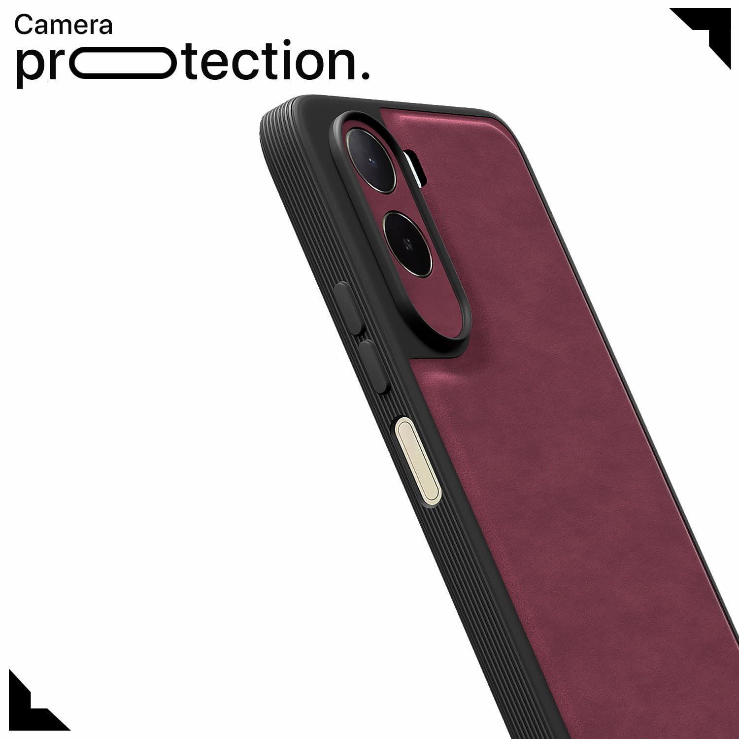 Redmi A7 Pro/Poco C85x 5G Leather mobile cover in purple by Pikkme – photo 5