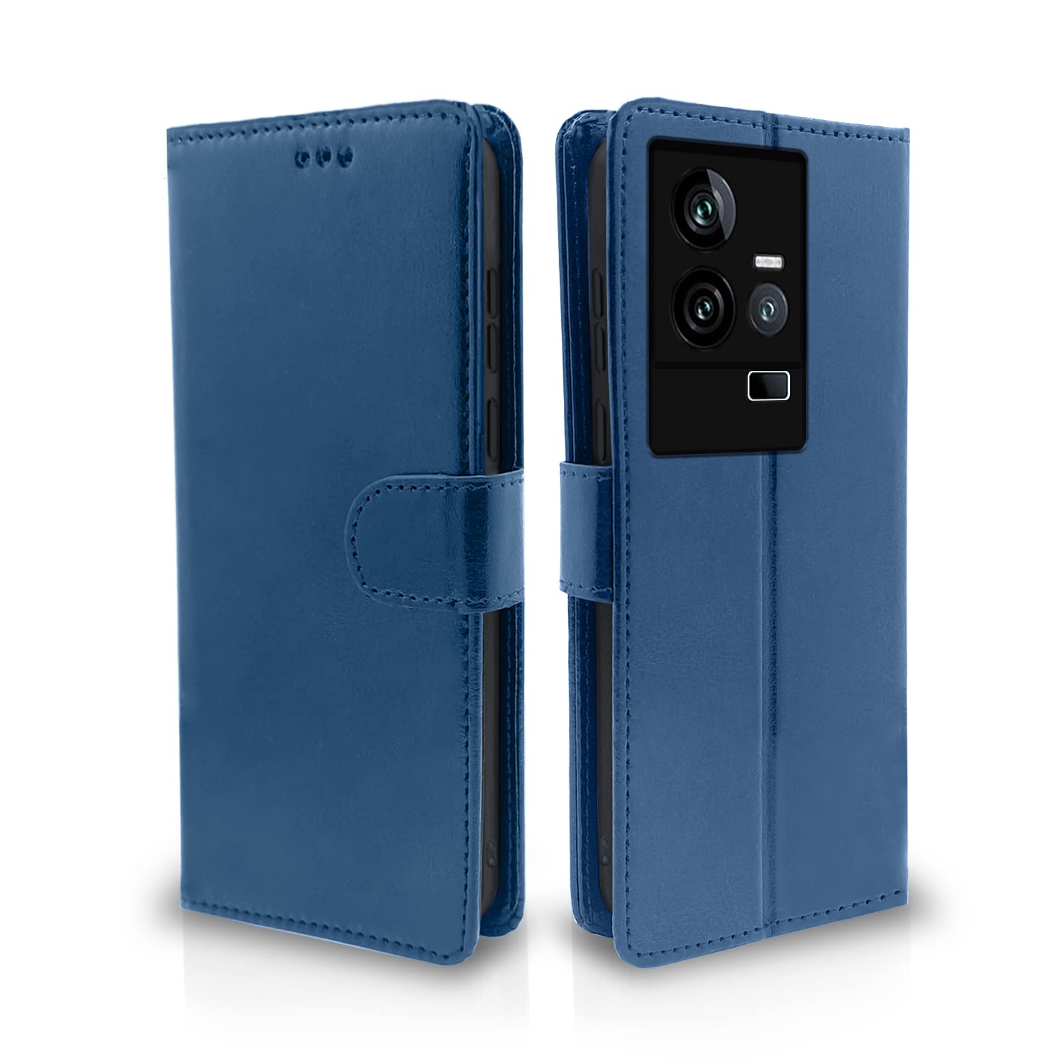 Pikkme blue Wallet flip case for iQOO 11 5G