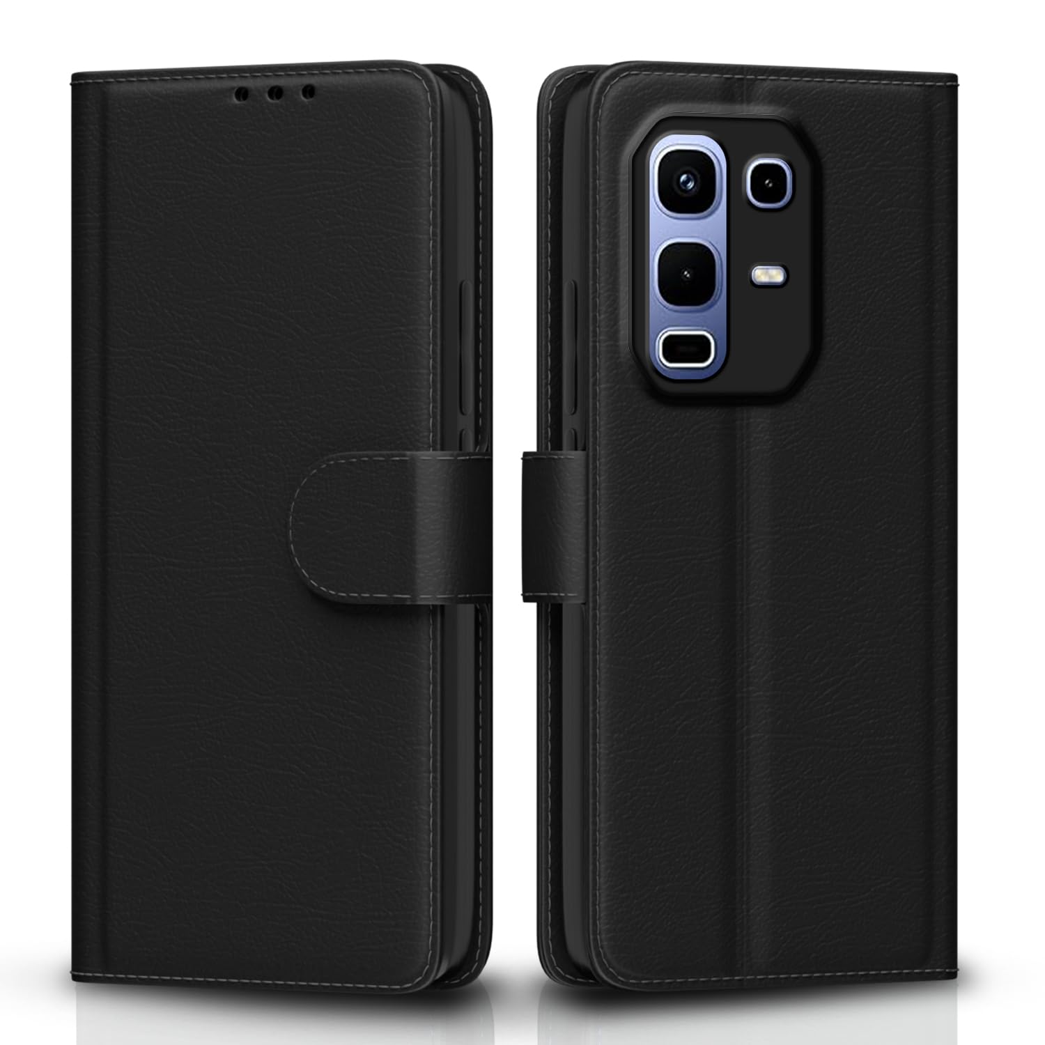 Black flip case for Infinix Note 50s 5G – Pikkme