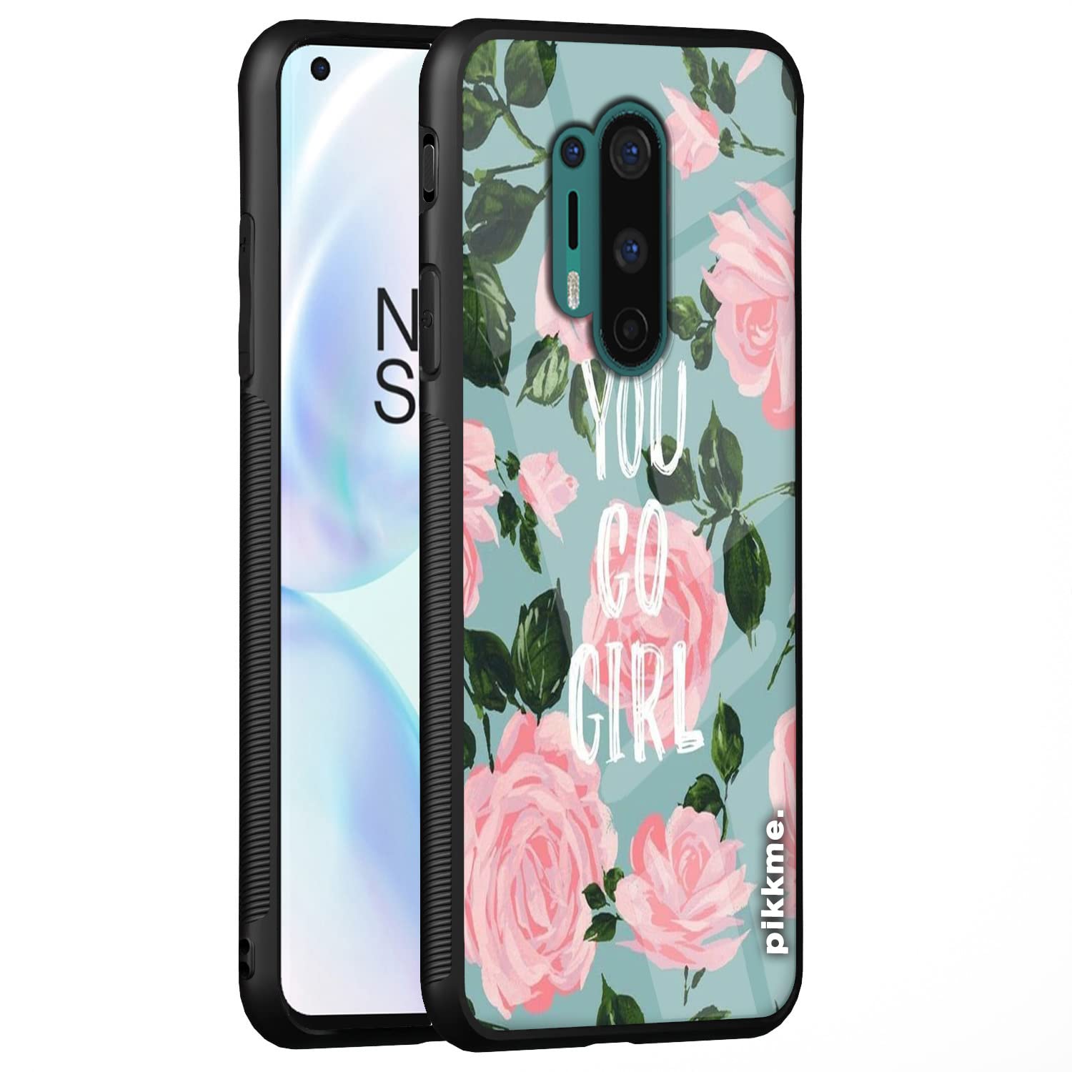 Pikkme OnePlus 8 Pro Flower back cover