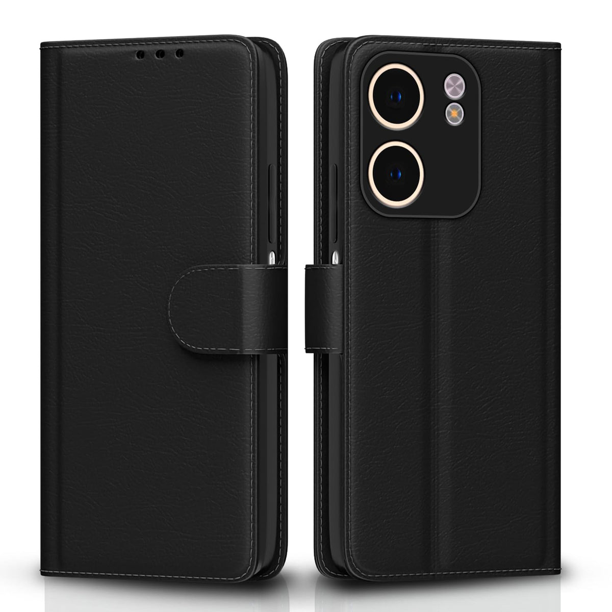 Black Wallet mobile flip cover for Oppo A5x – Pikkme