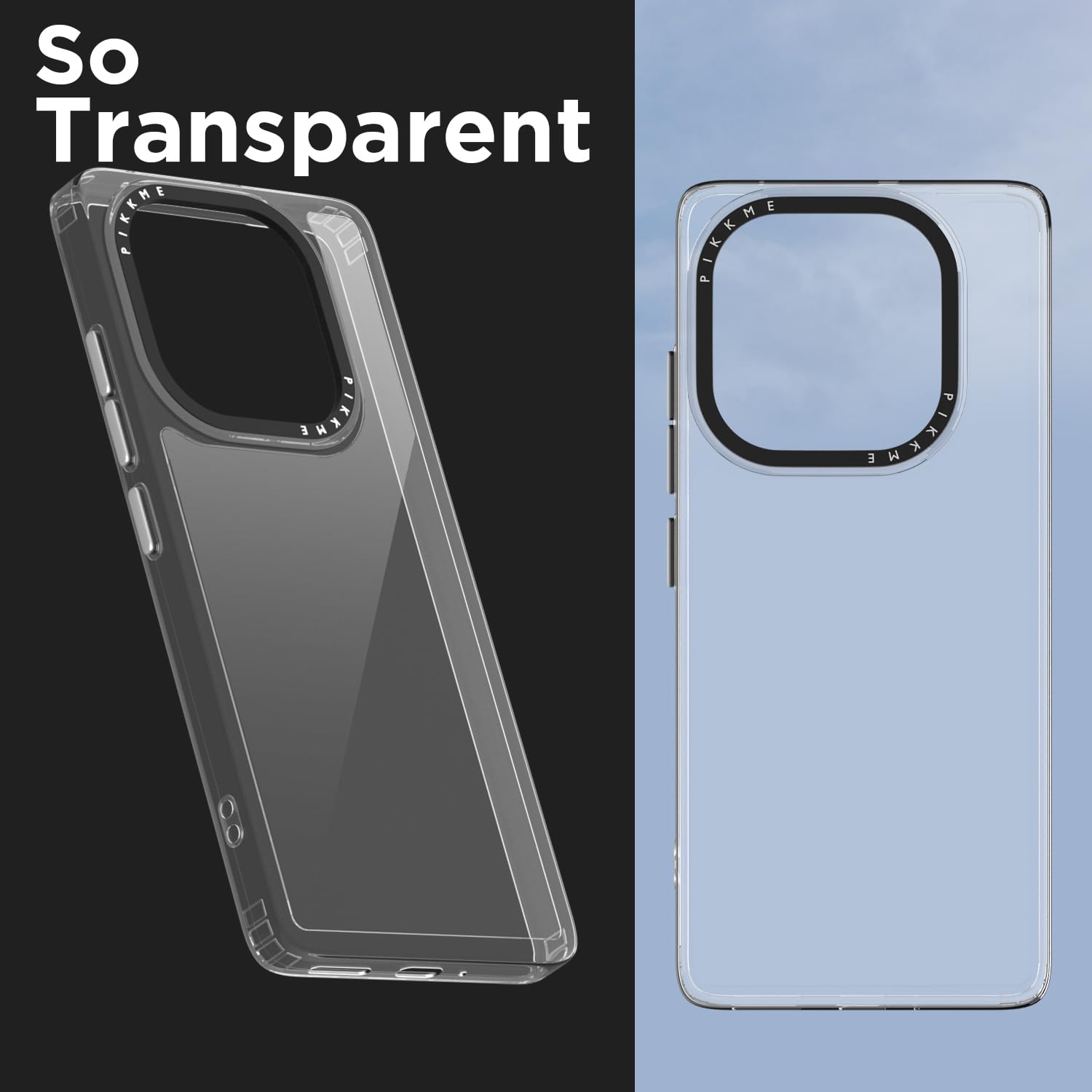 Pikkme IQOO 13 5g Transring Back Cover (Transparent)
