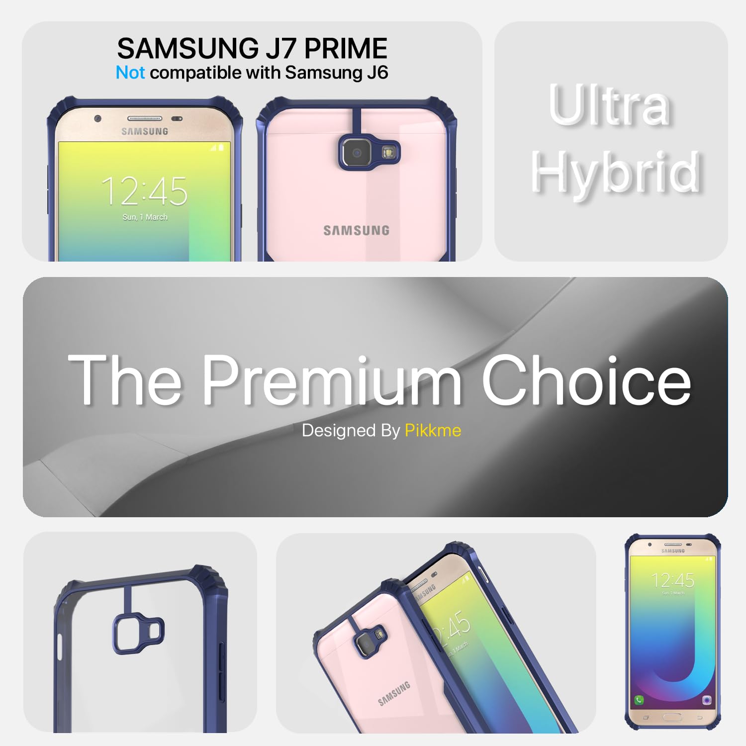 Blue phone cover for Samsung J7 Prime – Pikkme – photo 2
