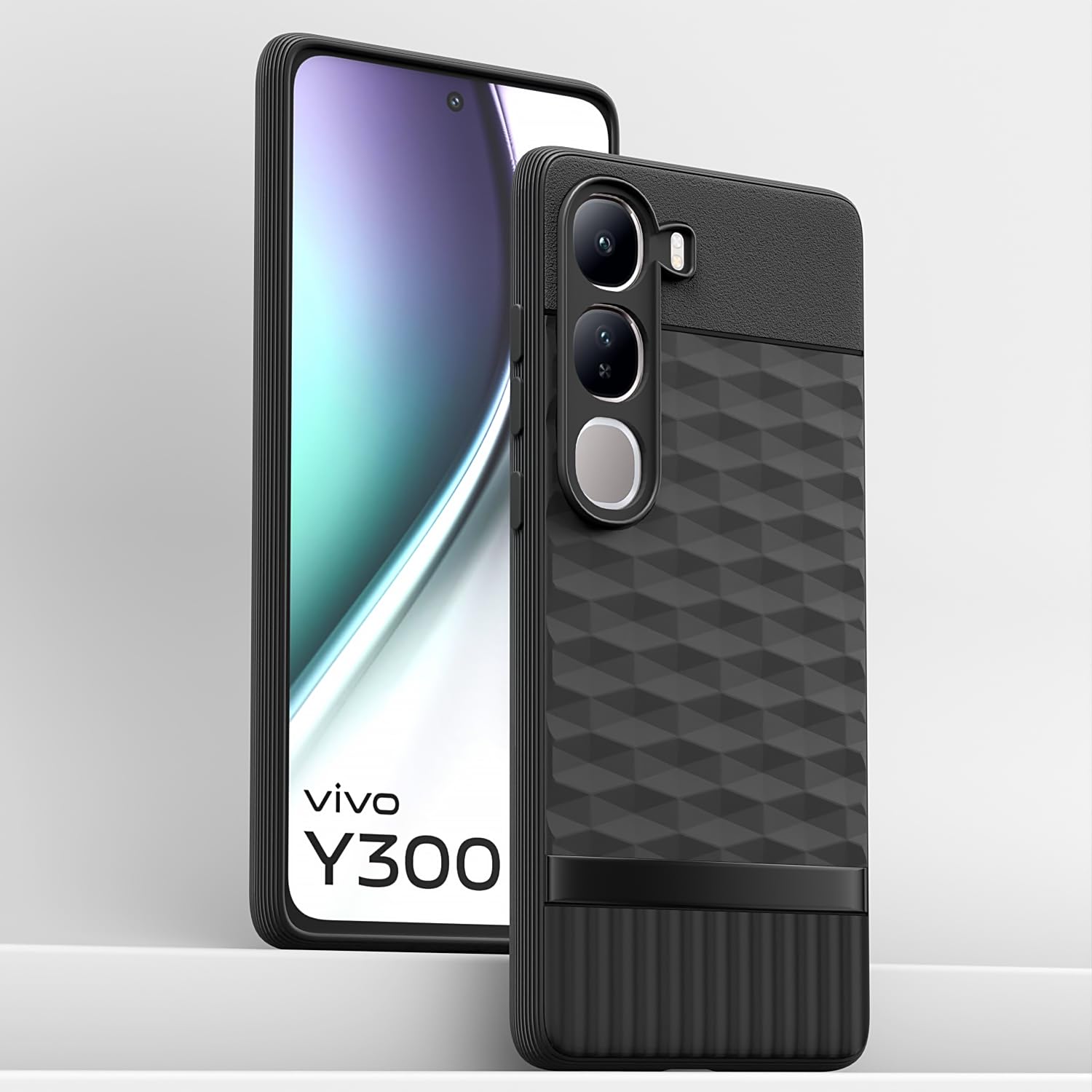 Pikkme Vivo Y300 5G Gencase Back Cover (Black)