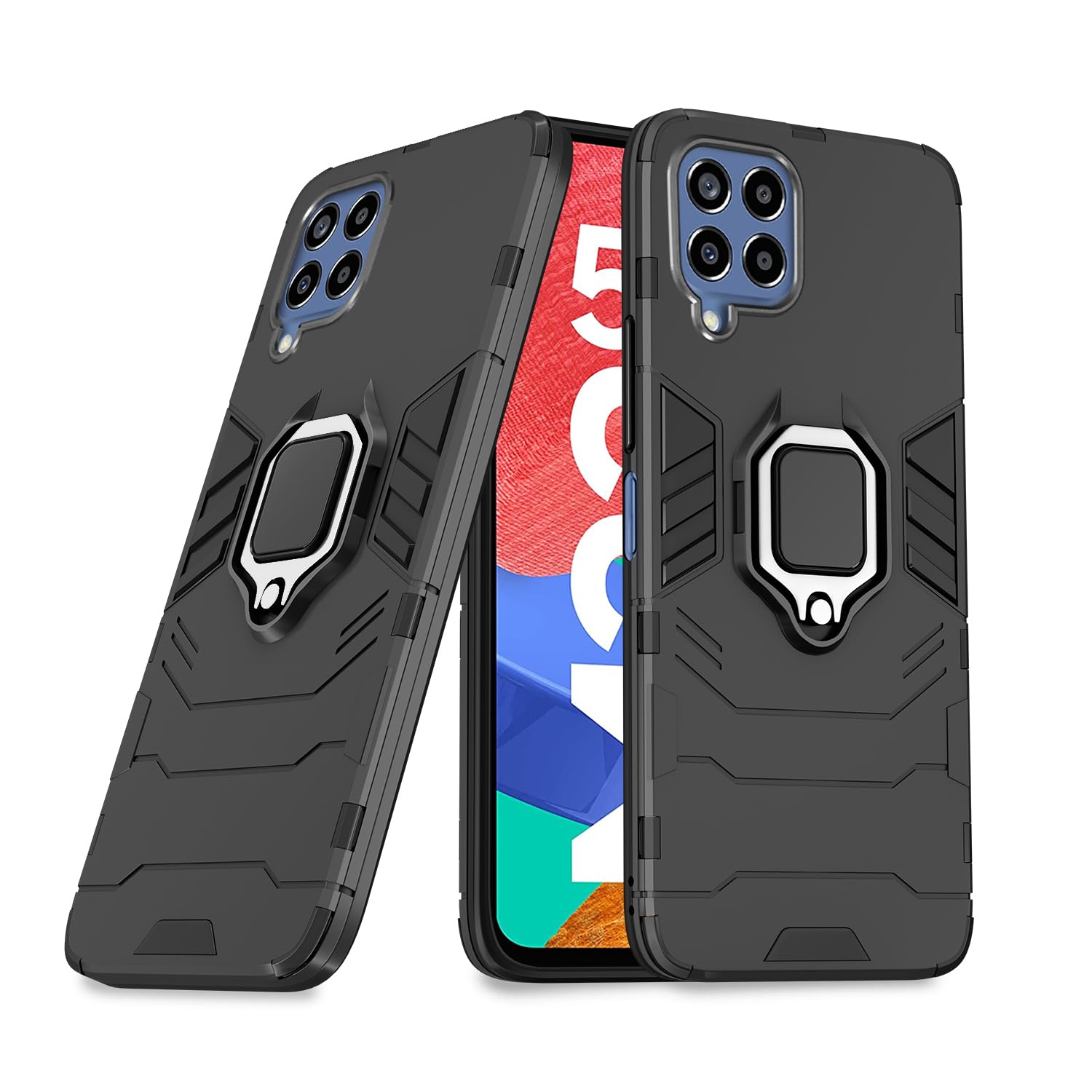 Samsung Galaxy M33 5G D5 Tough Armor Back Cover - Black