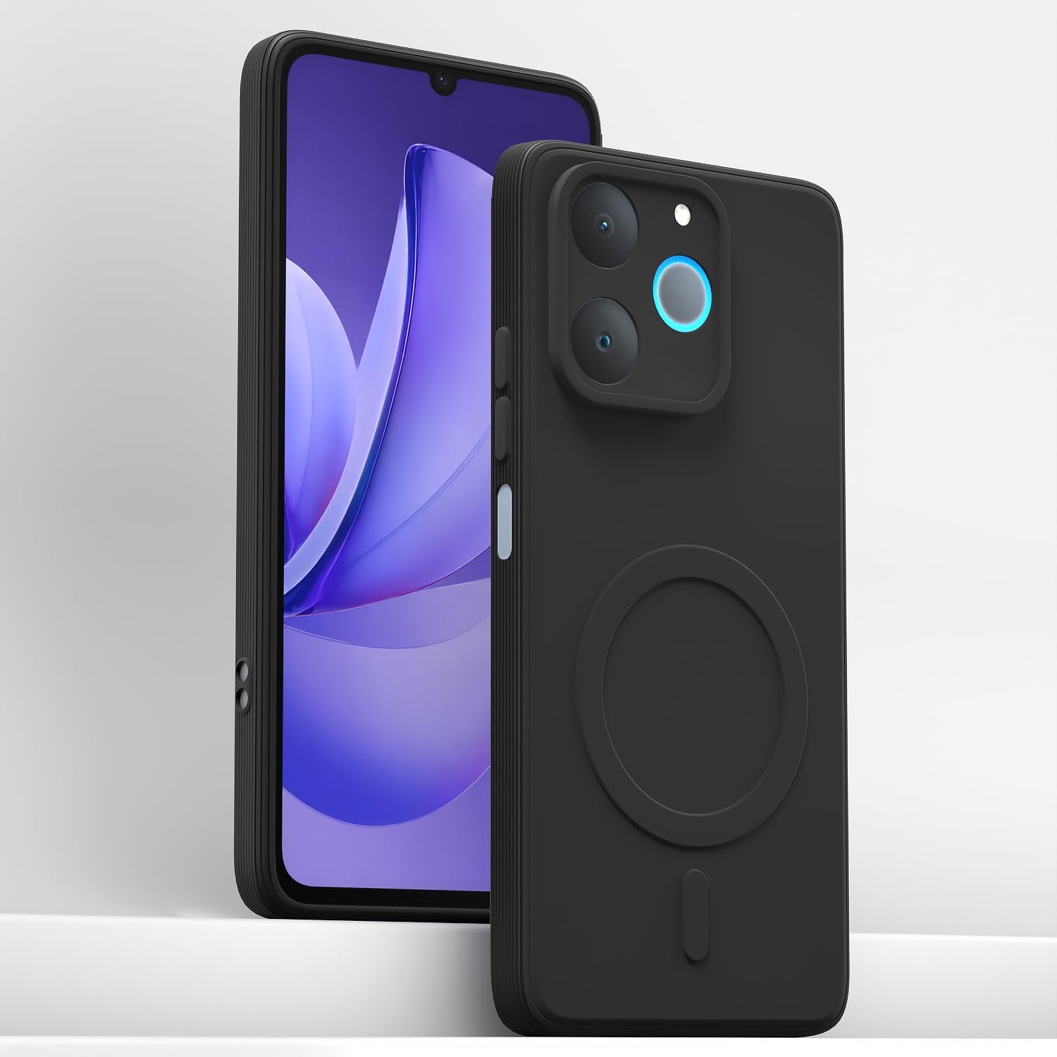 Pikkme Realme P4 Lite 4G MagSafe black phone cover – photo 2
