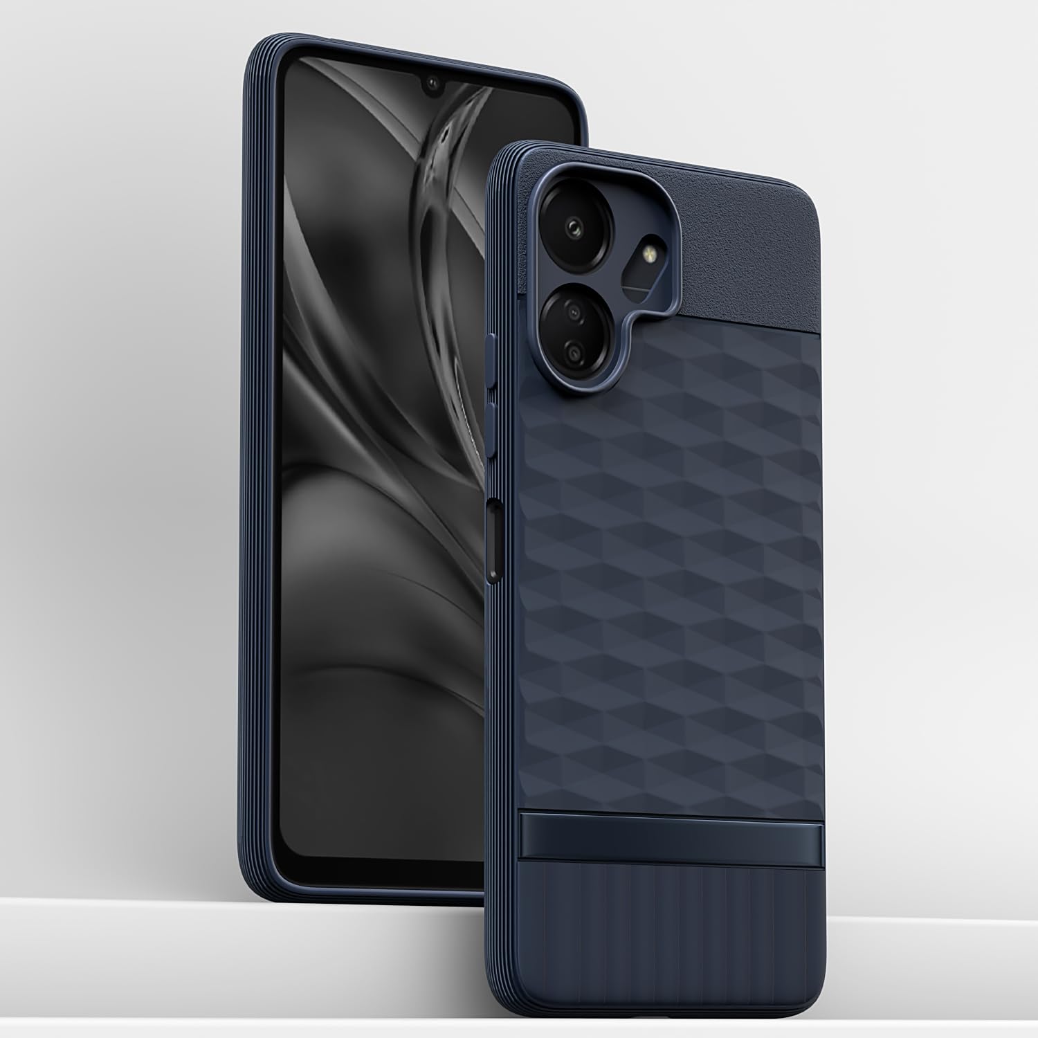 Pikkme Redmi 13c 4G / Redmi 13c 5G / Poco C65 Gencase Back Cover (Blue)