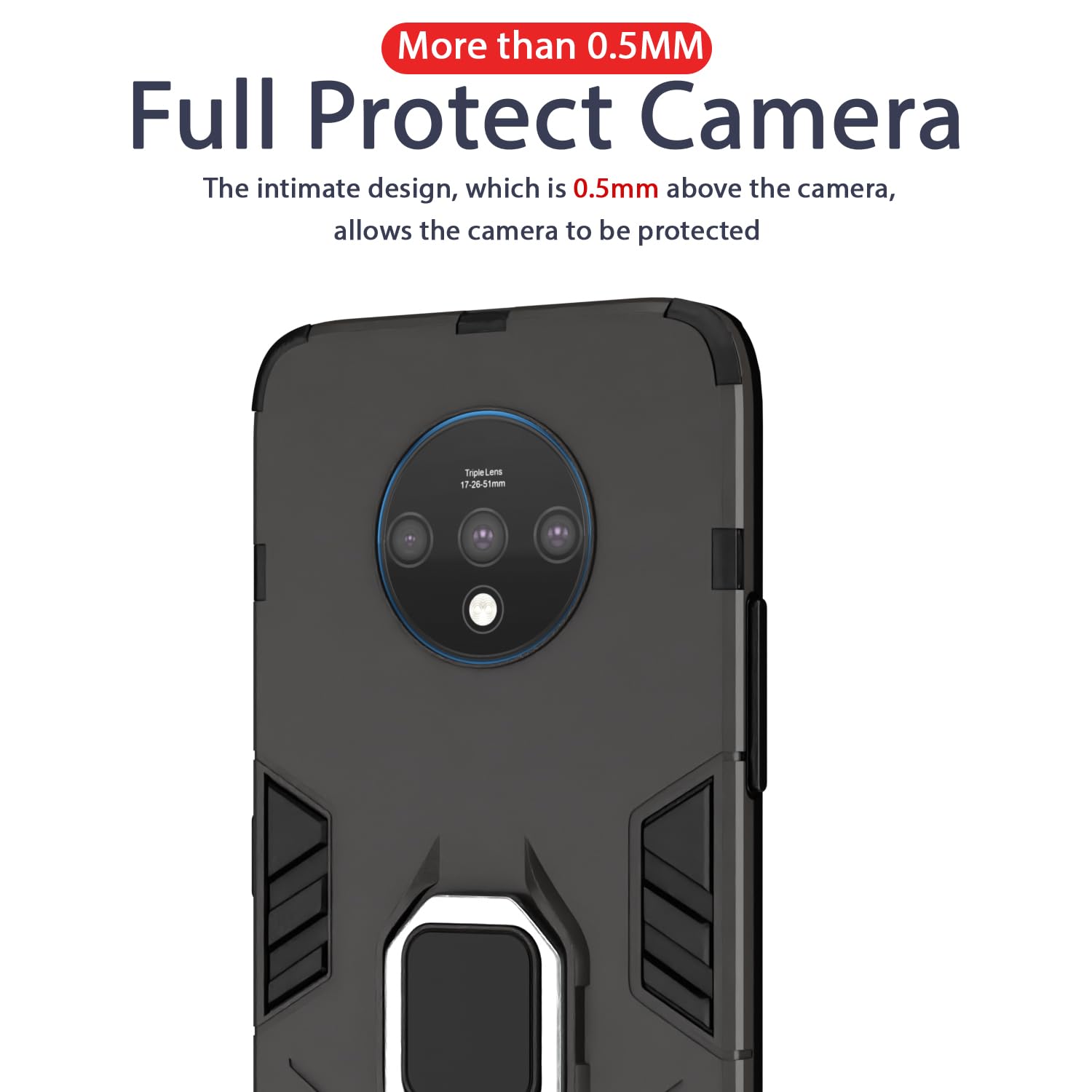 Pikkme black mobile cover for OnePlus 7T – photo 7