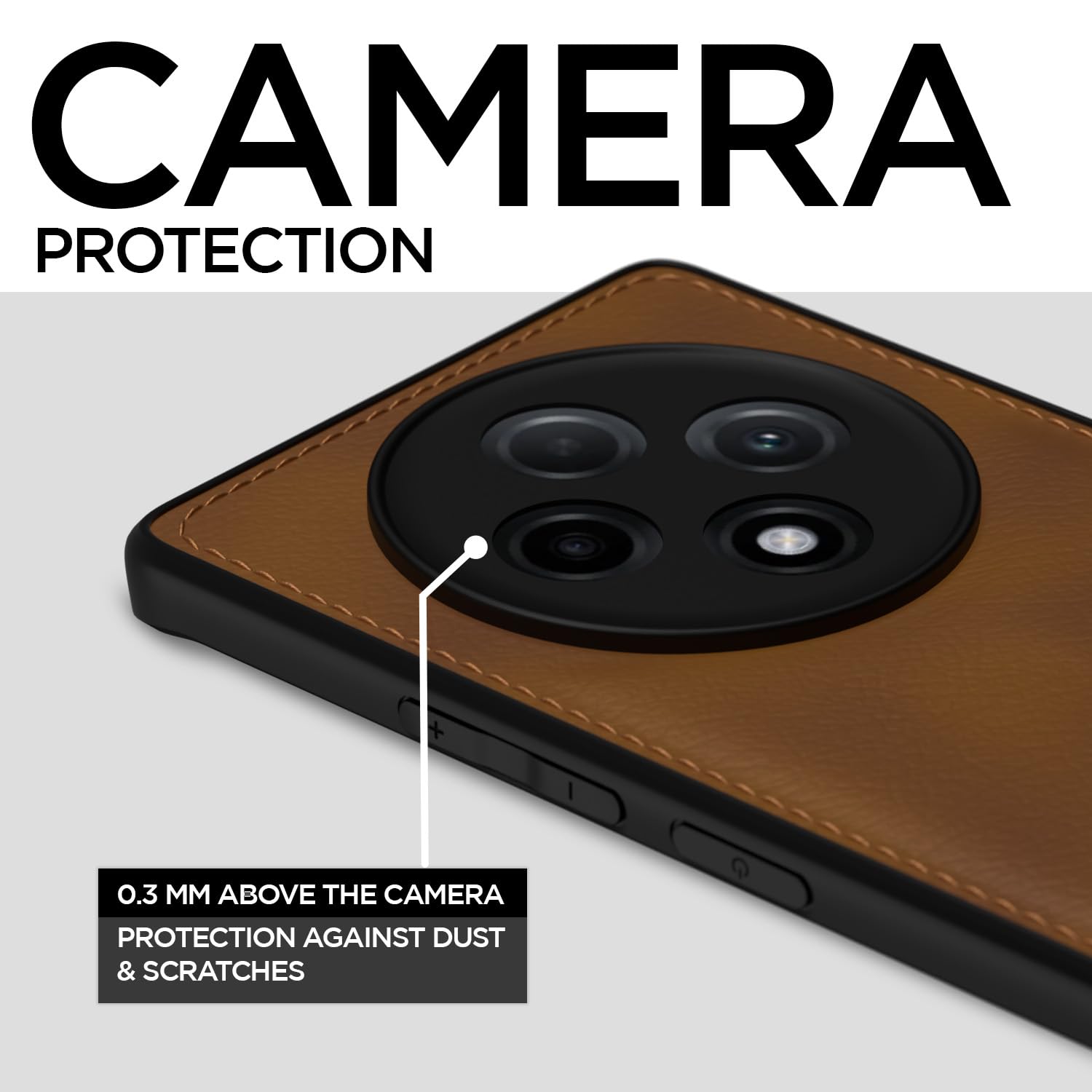 Pikkme Oppo F27 Pro Plus 5G Leatherback Back Case | Brown